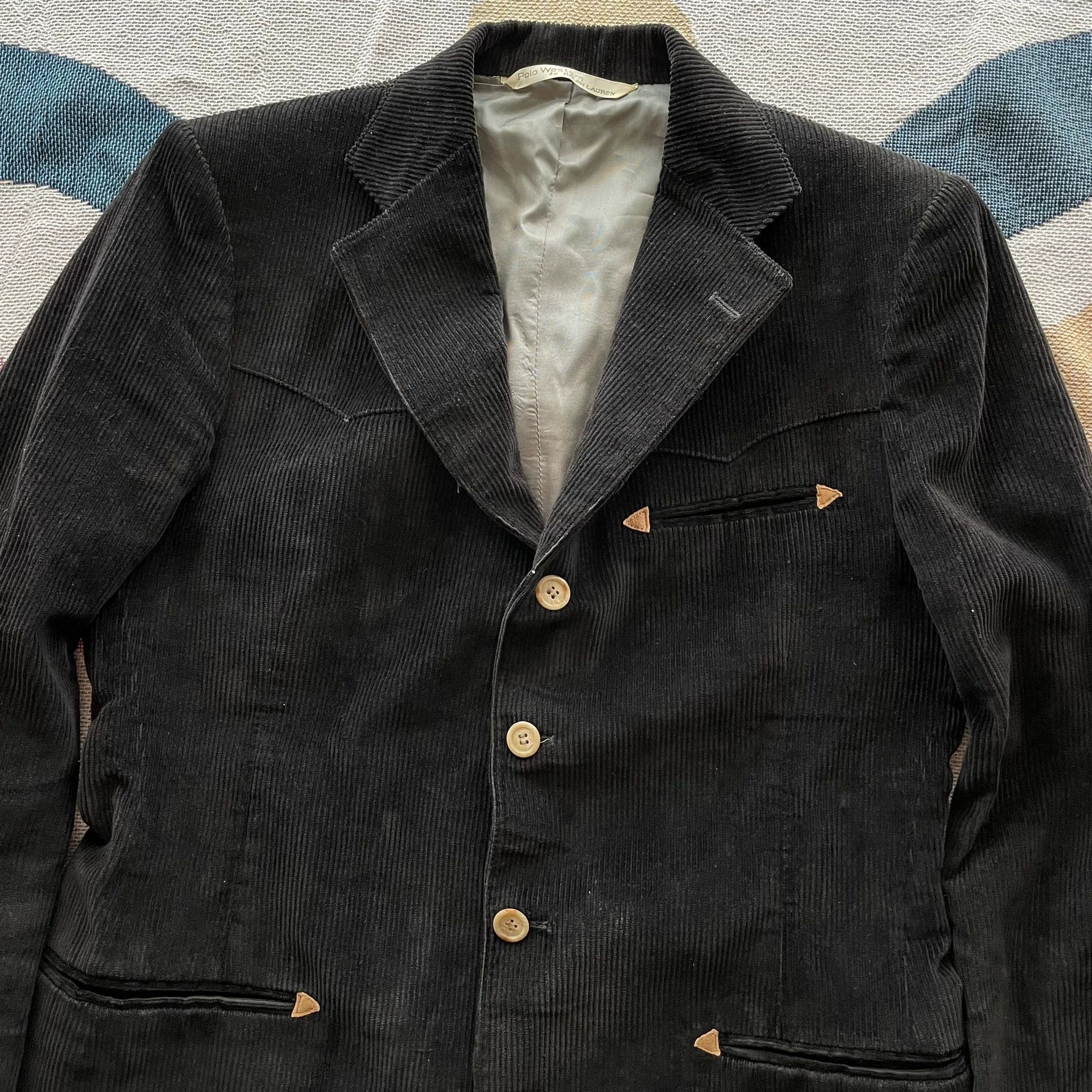Polo Ralph Lauren Polo Western Corduroy Blazer Size US XXS / EU 40 - 5 Thumbnail