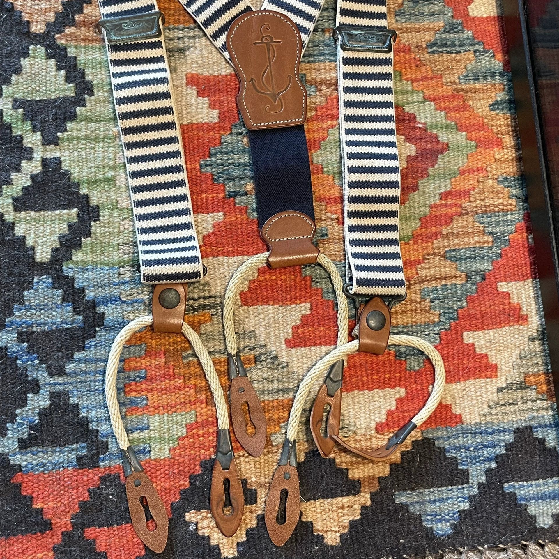 RRL Ralph Lauren RRL Ralph Lauren Sailor Style Suspenders Size ONE SIZE - 2 Thumbnail