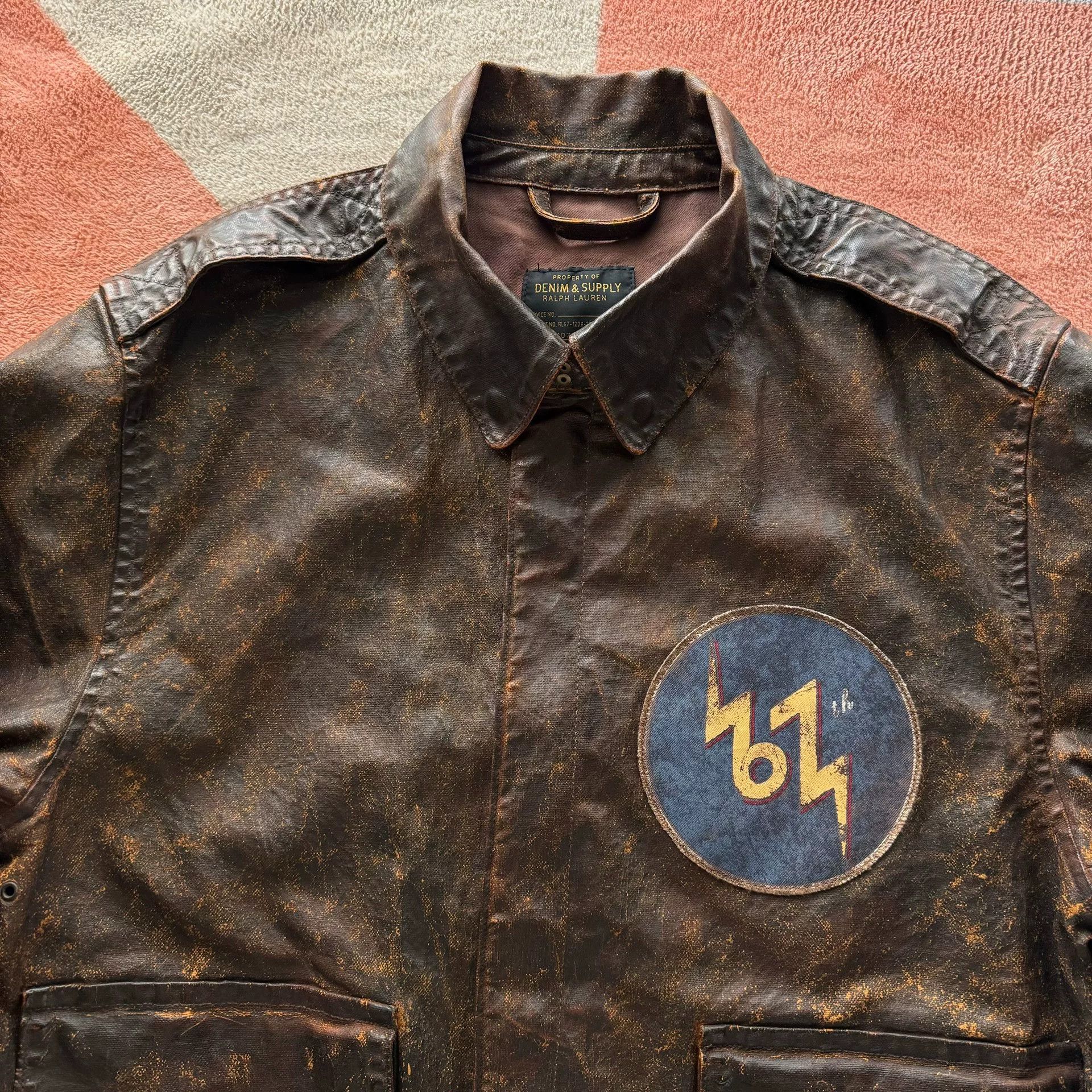 Denim & Supply Ralph Lauren Ralph Lauren Denim Supply A2 Flight Jacket Size US M / EU 48-50 / 2 - 2 Thumbnail
