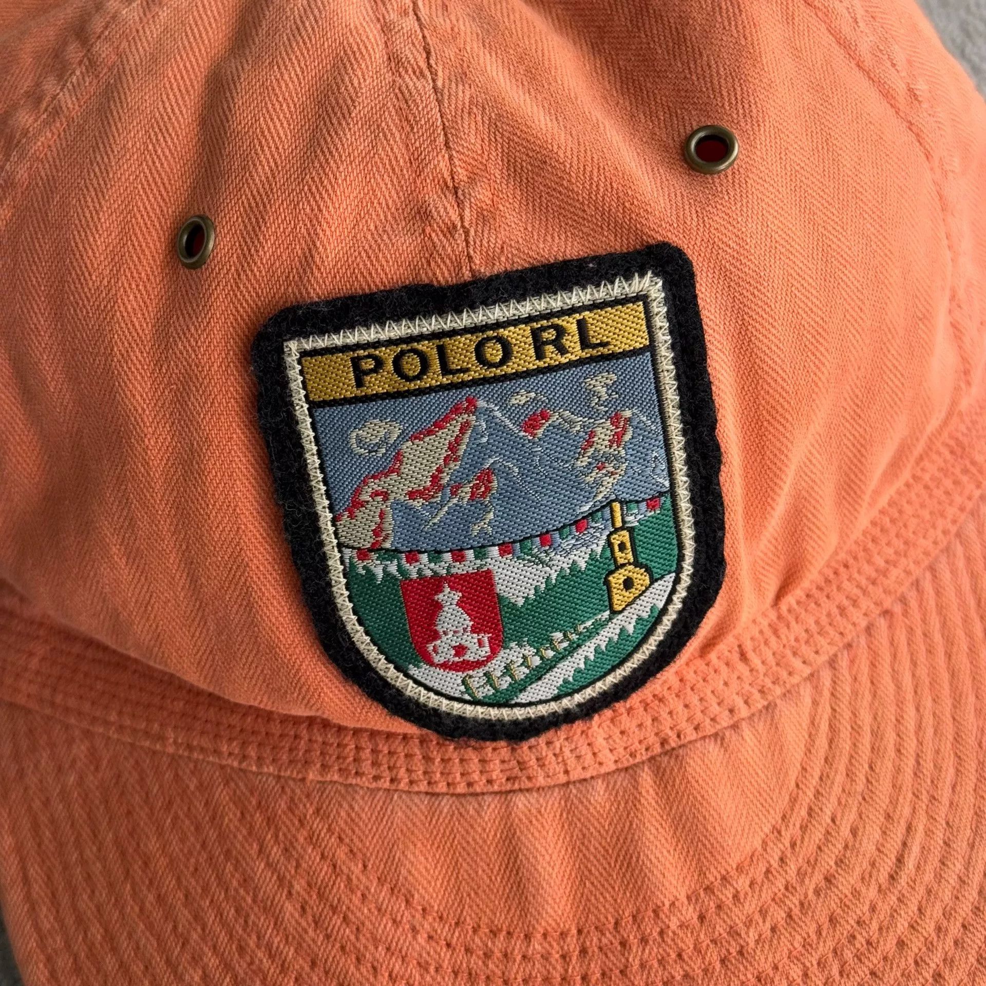 Polo Ralph Lauren Ralph Lauren Orange Mountaineering Cap Size ONE SIZE - 2 Thumbnail