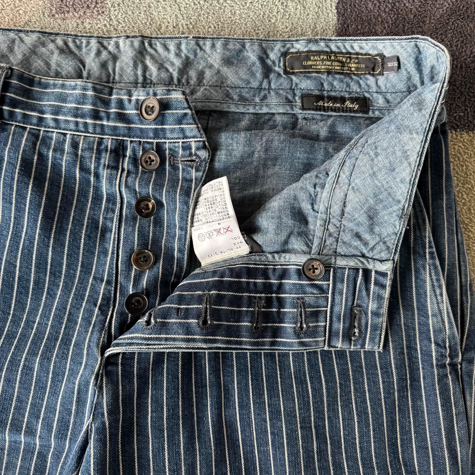 RRL Ralph Lauren Ralph Lauren Wabash Striped Pants Size US 32 / EU 48 - 4 Thumbnail