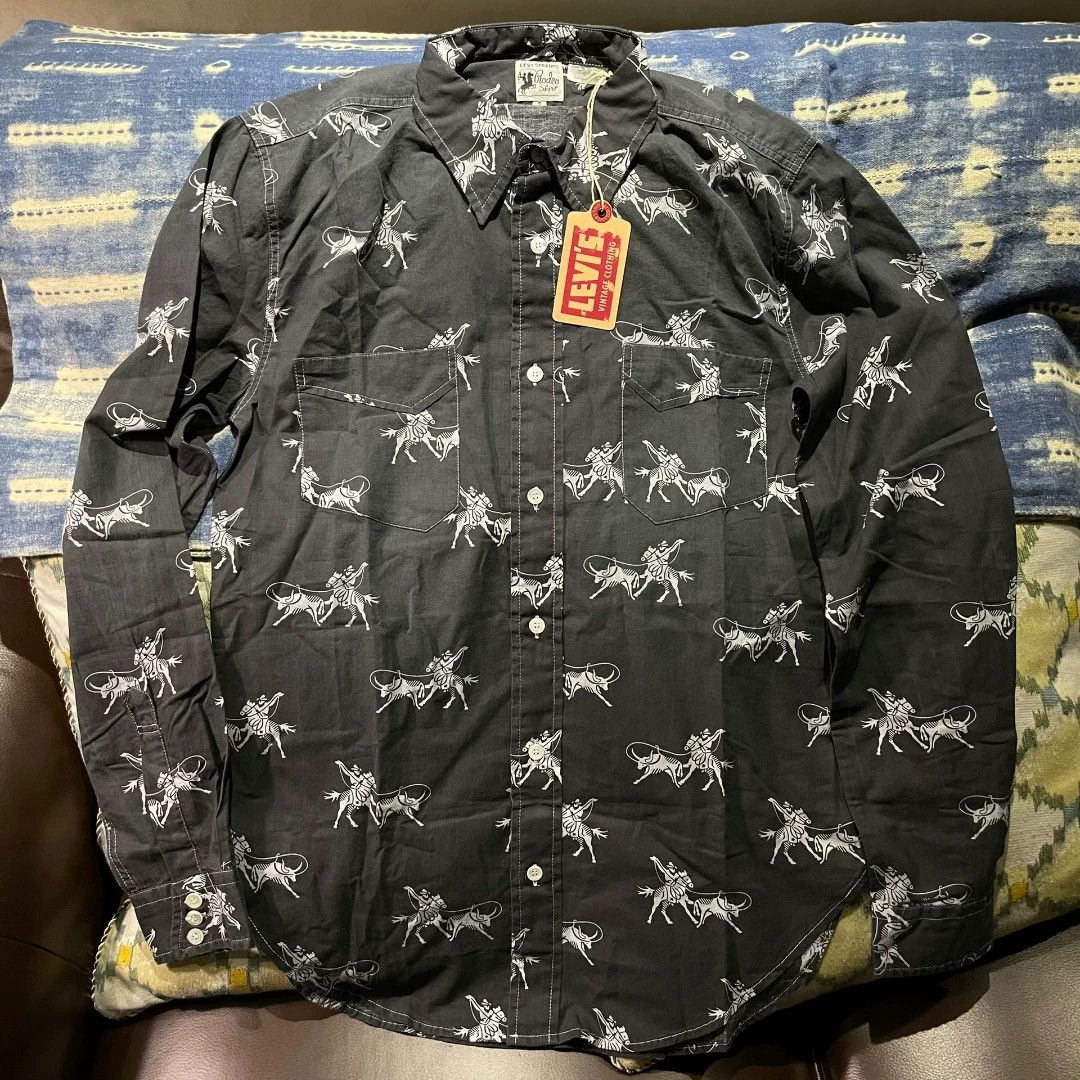 LVC Levi's Vintage Clothing Cowboy Shirt Size US S / EU 44-46 / 1 - 3 Thumbnail