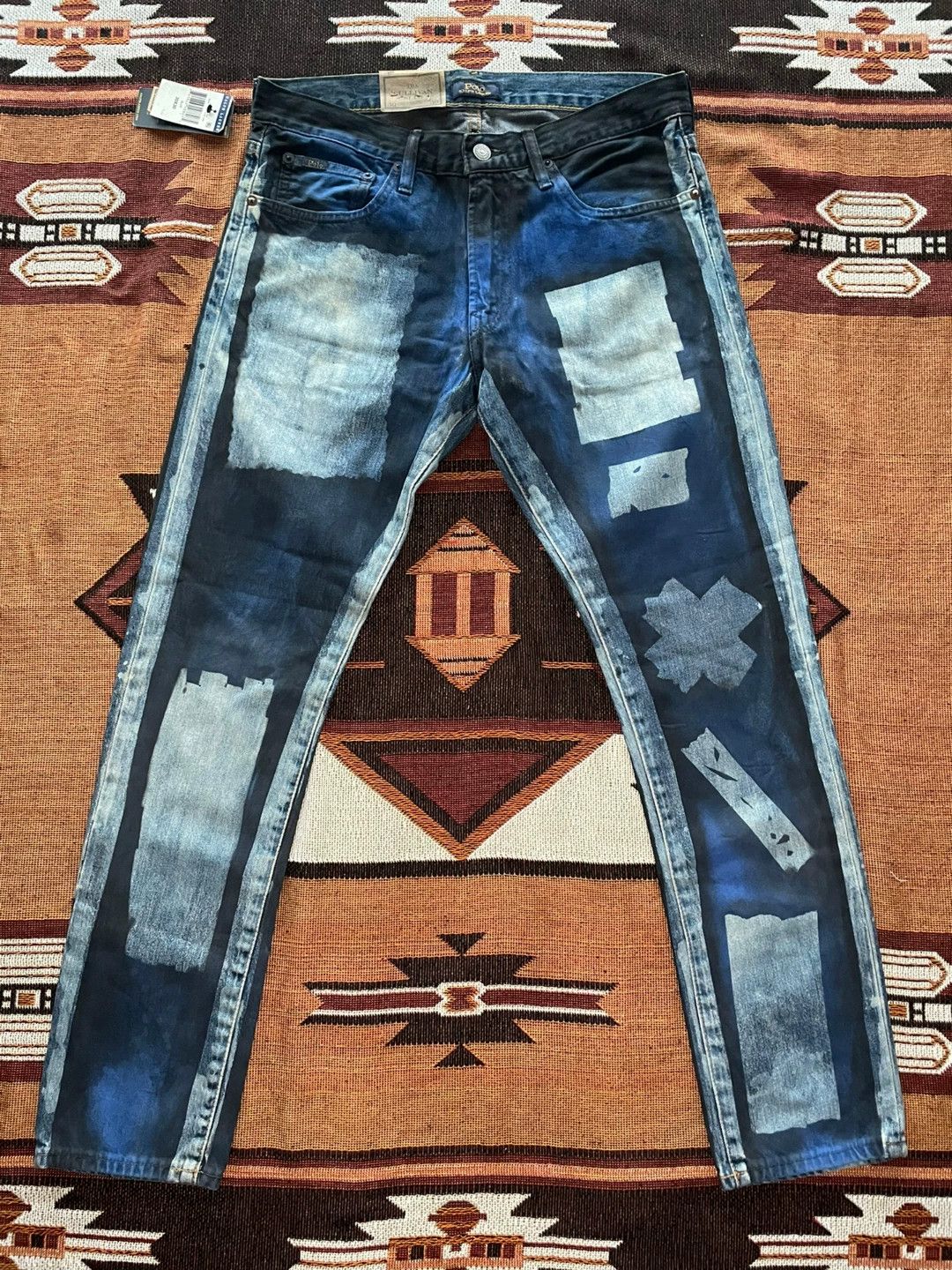 Polo Ralph Lauren Ralph Lauren Limited Graffiti Jeans Size US 30 / EU 46 - 2 Thumbnail