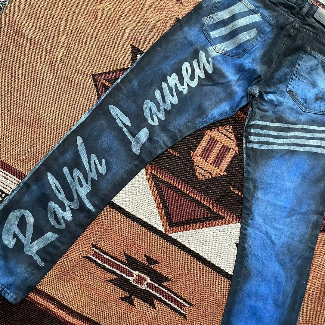 Polo Ralph Lauren Ralph Lauren Limited Graffiti Jeans Size US 30 / EU 46 - 7 Thumbnail
