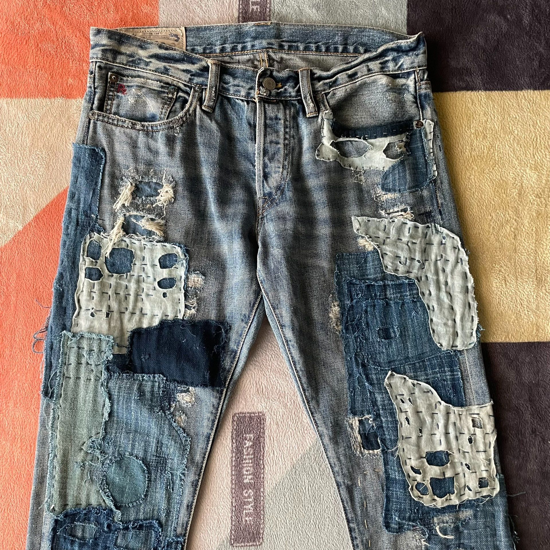 Polo Ralph Lauren Ralph Lauren Indigo Patch Jeans Size US 30 / EU 46 - 2 Thumbnail