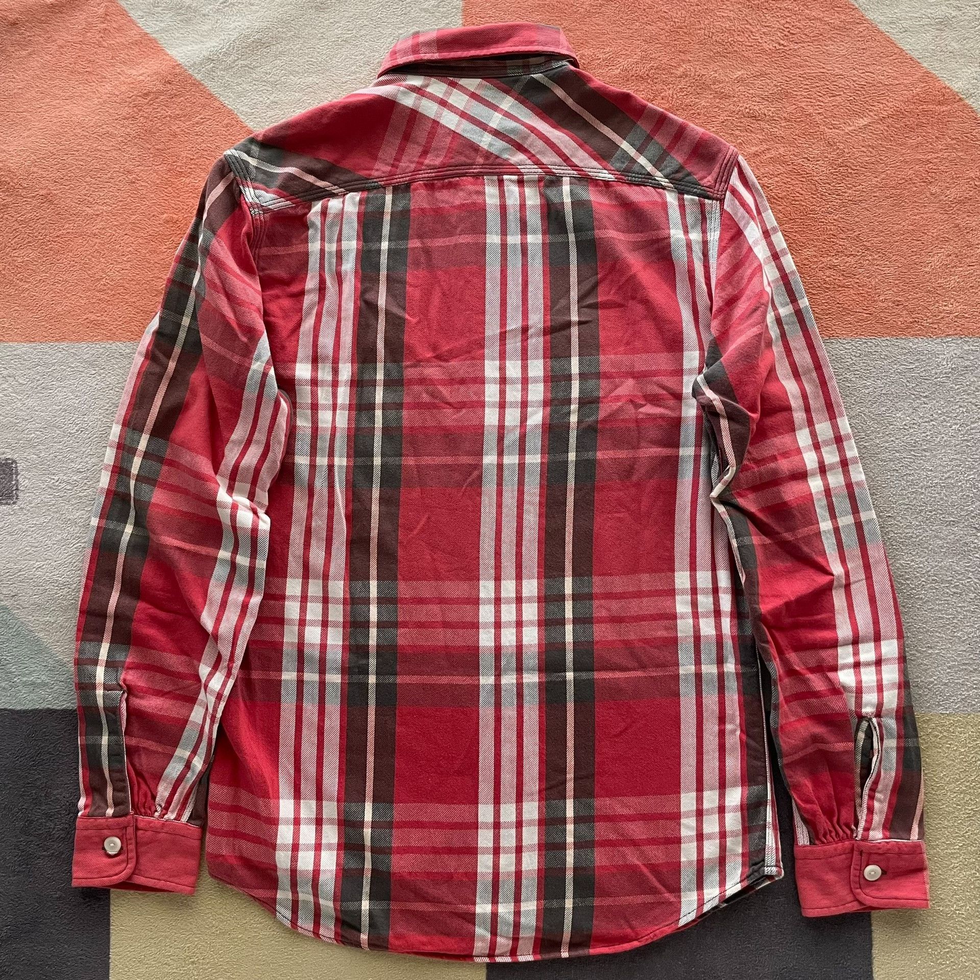 RRL Ralph Lauren RRL Red Plaid Work Shirt Size US S / EU 44-46 / 1 - 6 Thumbnail