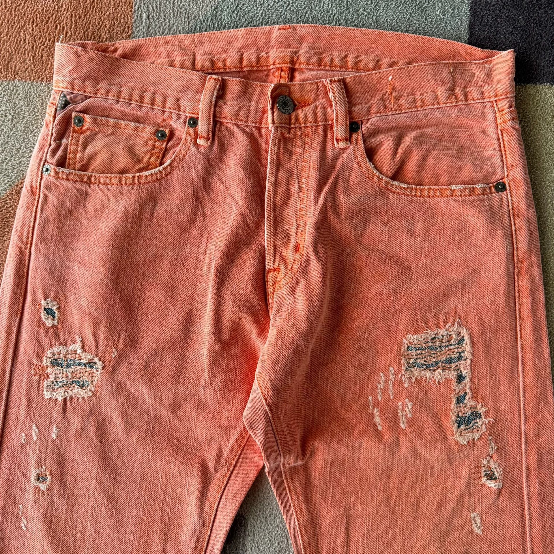 Denim & Supply Ralph Lauren Ralph Lauren Denim Supply Pink Jeans Size 31" - 3 Thumbnail