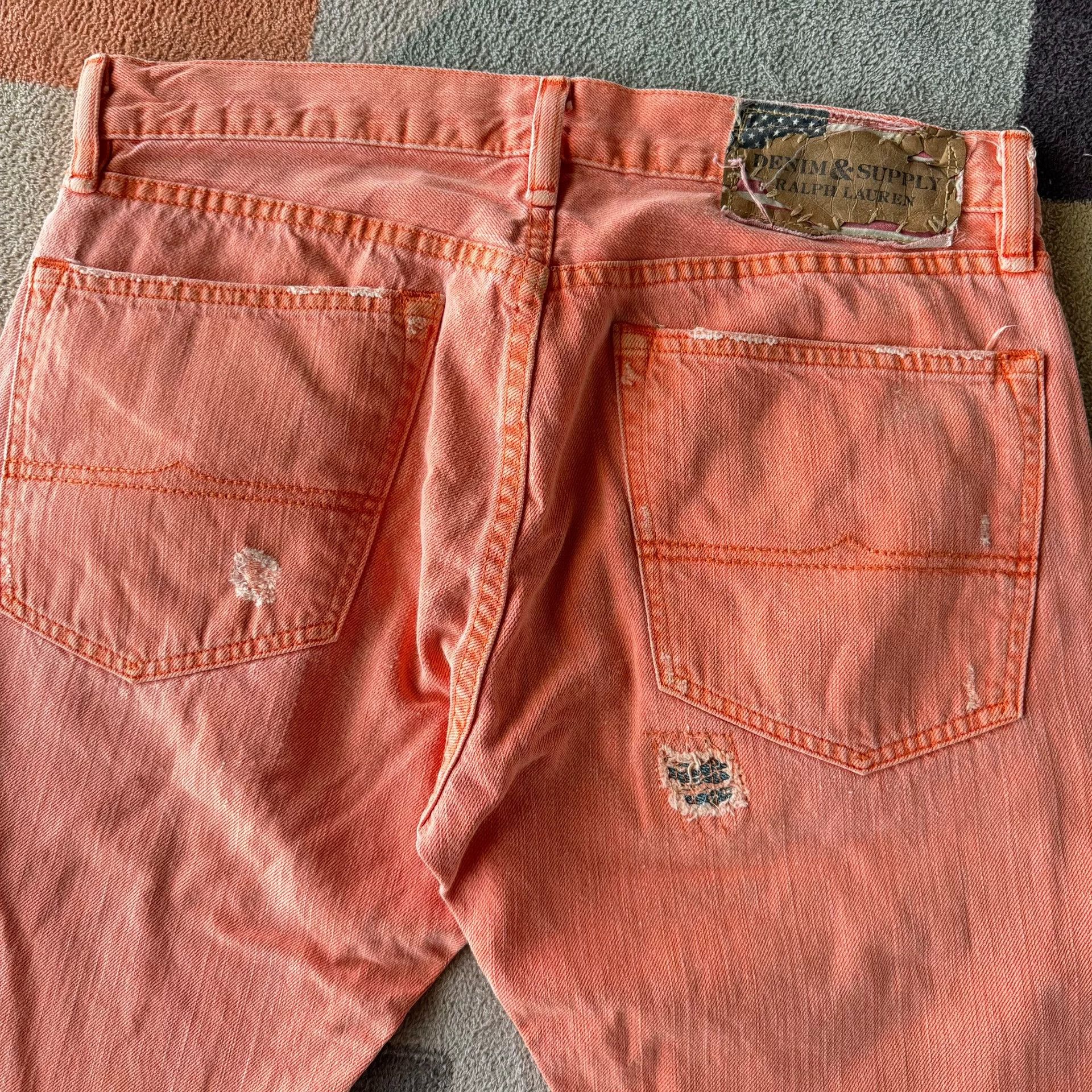 Denim & Supply Ralph Lauren Ralph Lauren Denim Supply Pink Jeans Size 31" - 7 Thumbnail