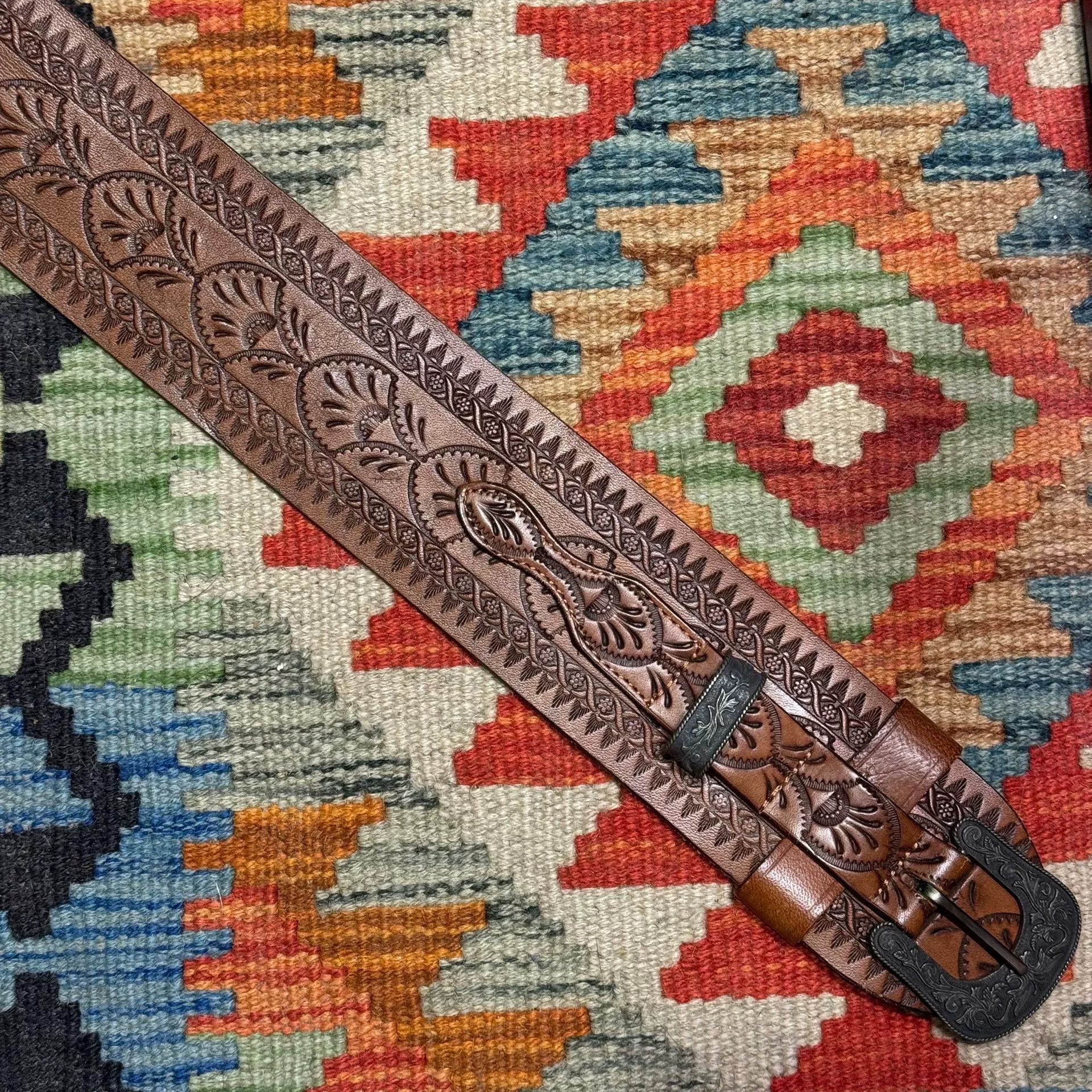 Polo Ralph Lauren Polo Ralph Lauren Western Carved Belt Size ONE SIZE - 6 Thumbnail
