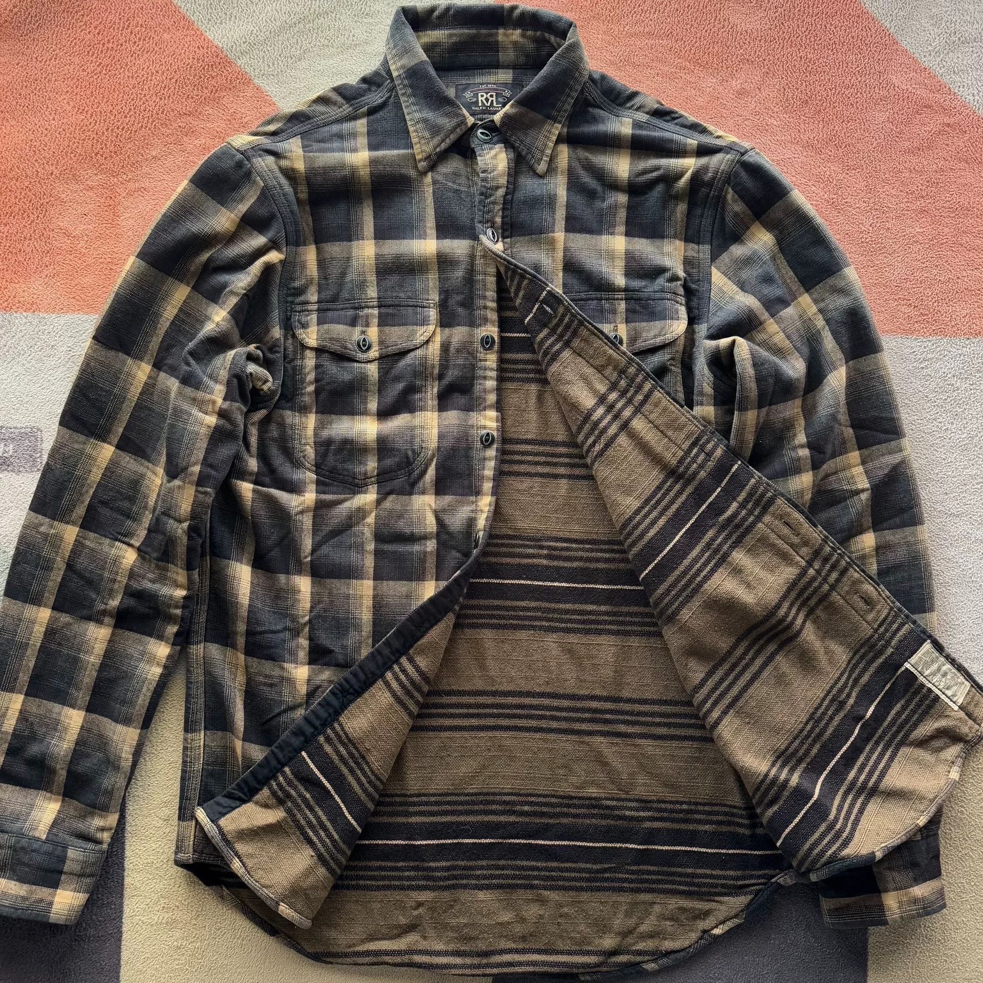 RRL Ralph Lauren RRL Double RL Plaid Shirt Size US M / EU 48-50 / 2 - 2 Thumbnail
