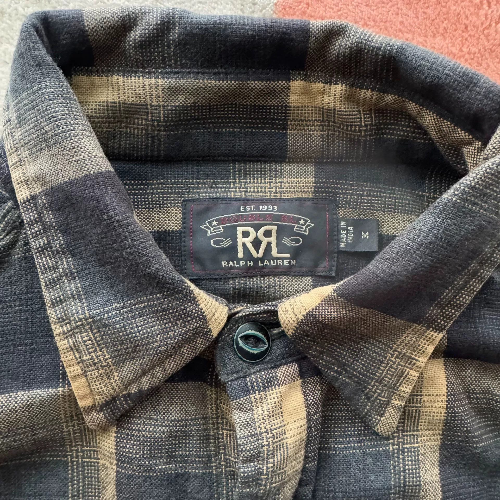RRL Ralph Lauren RRL Double RL Plaid Shirt Size US M / EU 48-50 / 2 - 5 Thumbnail