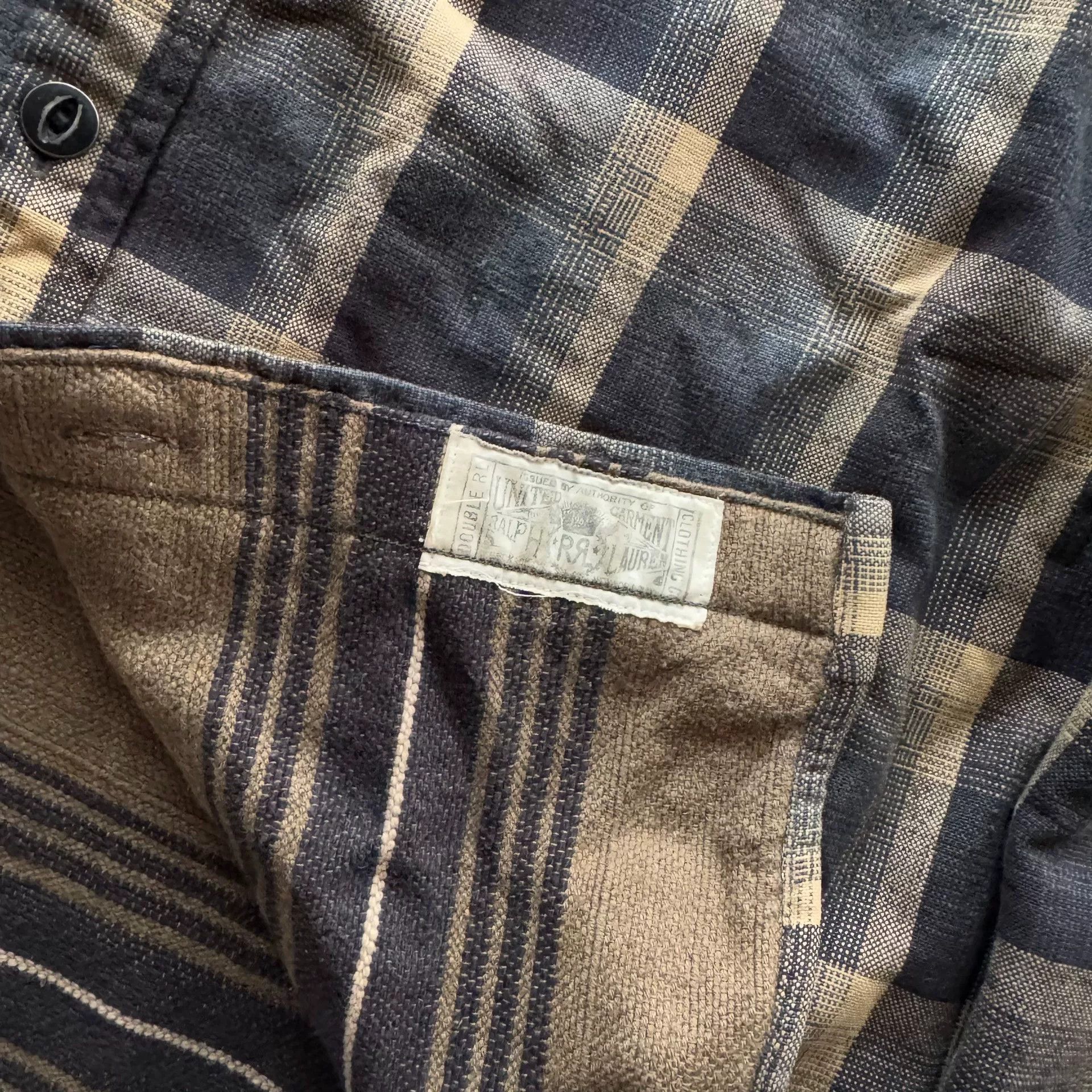 RRL Ralph Lauren RRL Double RL Plaid Shirt Size US M / EU 48-50 / 2 - 7 Thumbnail