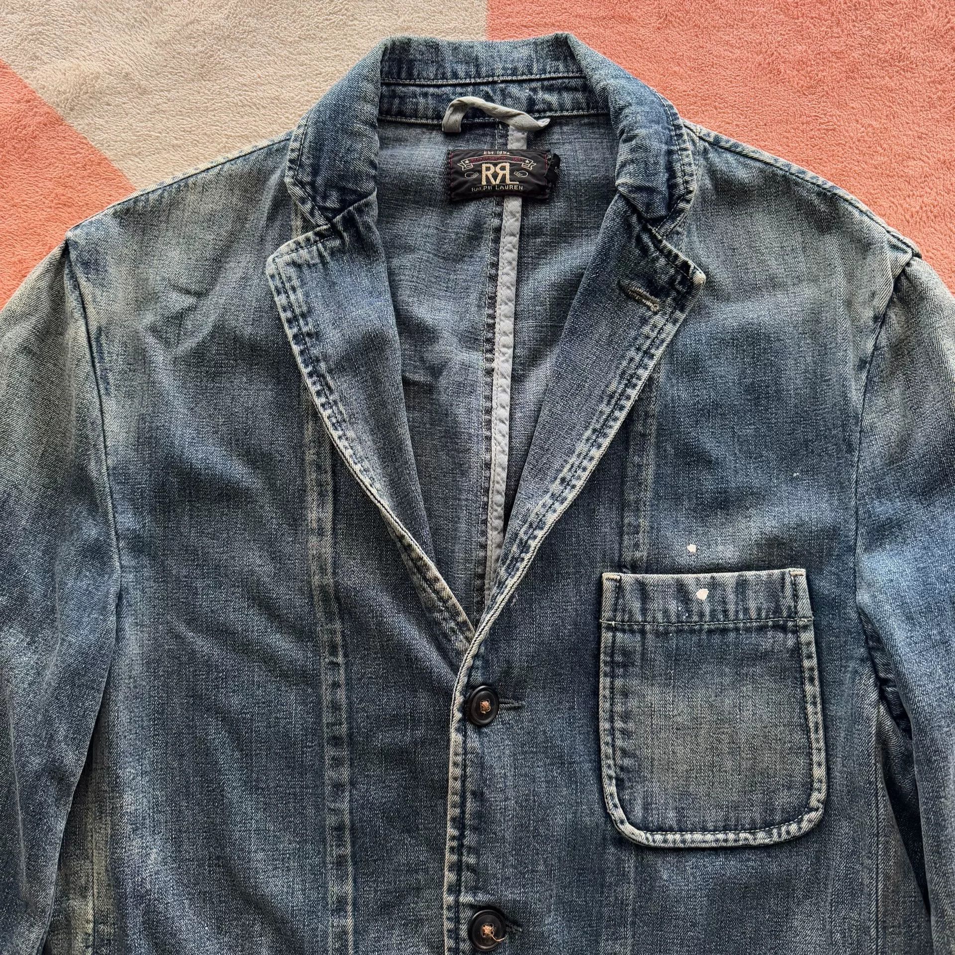 RRL Ralph Lauren RRL Ralph Lauren Double RL Denim Jacket Size US S / EU 44-46 / 1 - 4 Thumbnail
