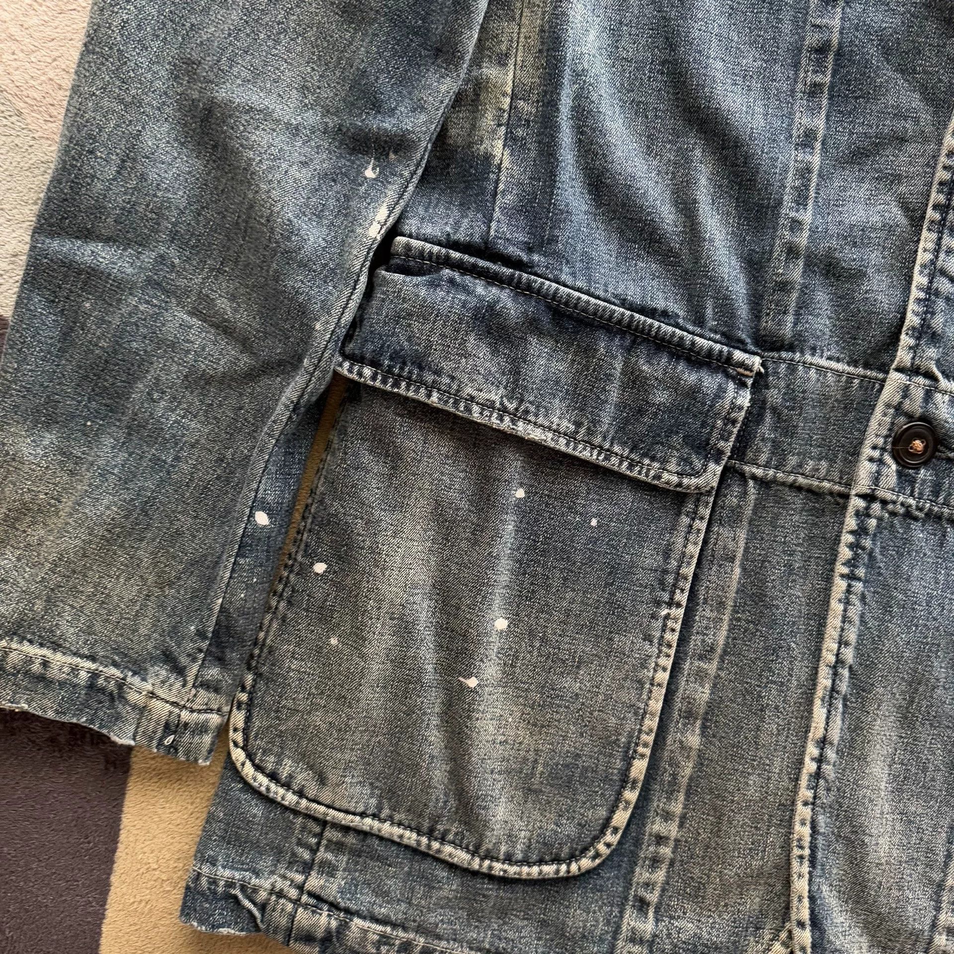 RRL Ralph Lauren RRL Ralph Lauren Double RL Denim Jacket Size US S / EU 44-46 / 1 - 6 Thumbnail