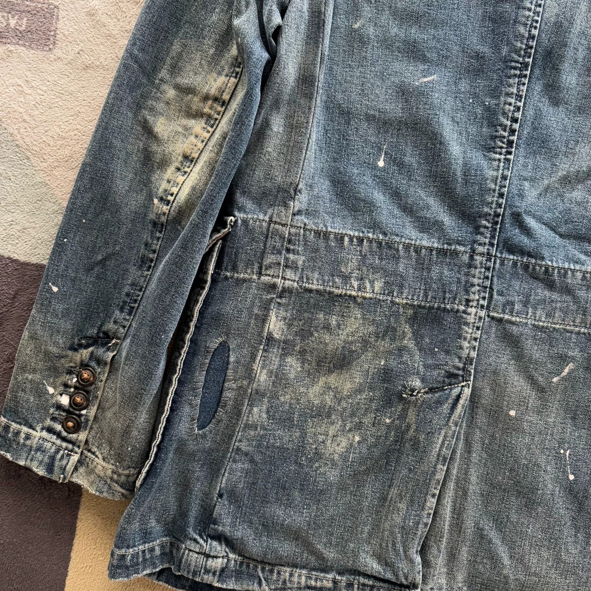 RRL Ralph Lauren RRL Ralph Lauren Double RL Denim Jacket Size US S / EU 44-46 / 1 - 7 Thumbnail