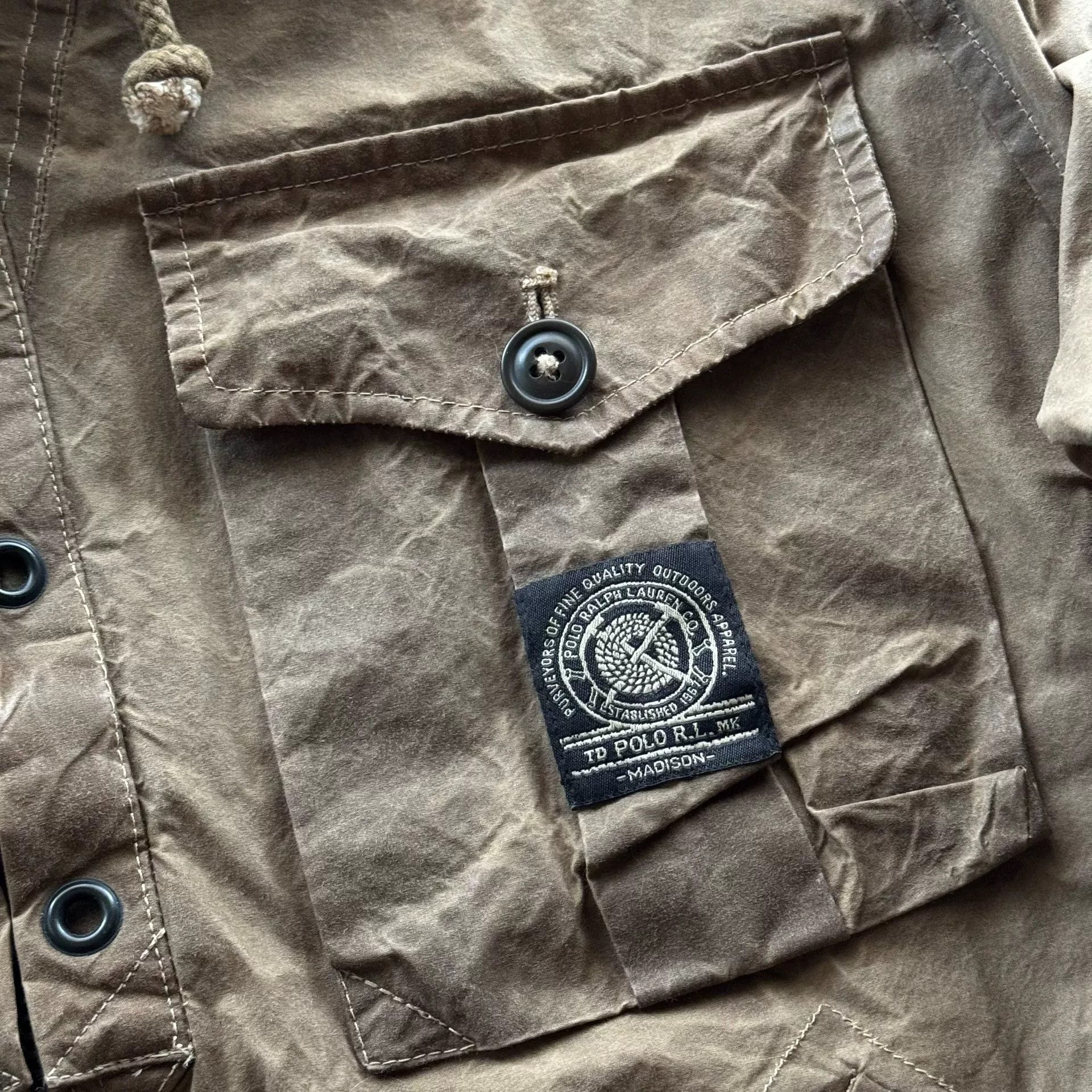 Polo Ralph Lauren Ralph Lauren Waxed Mountaineering Jacket Size US M / EU 48-50 / 2 - 7 Thumbnail