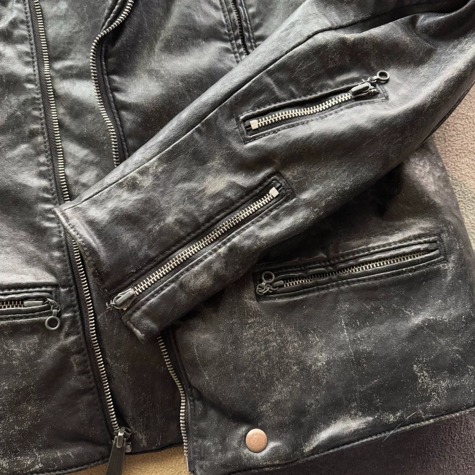 Denim & Supply Ralph Lauren Ralph Lauren Denim Supply Tiger Graphic Motorcycle Jacket Size US S / EU 44-46 / 1 - 7 Thumbnail