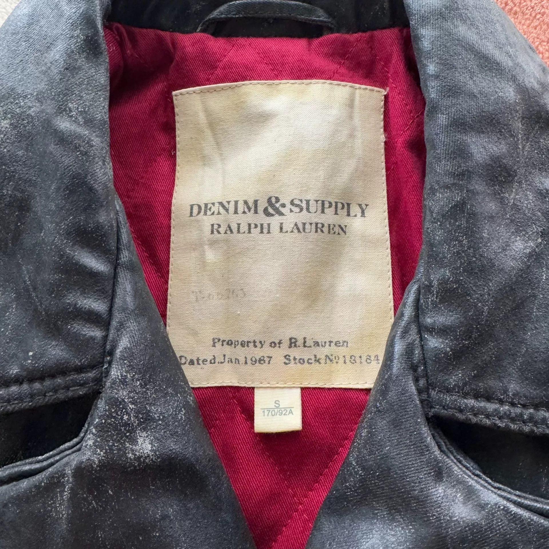 Denim & Supply Ralph Lauren Ralph Lauren Denim Supply Tiger Graphic Motorcycle Jacket Size US S / EU 44-46 / 1 - 5 Thumbnail