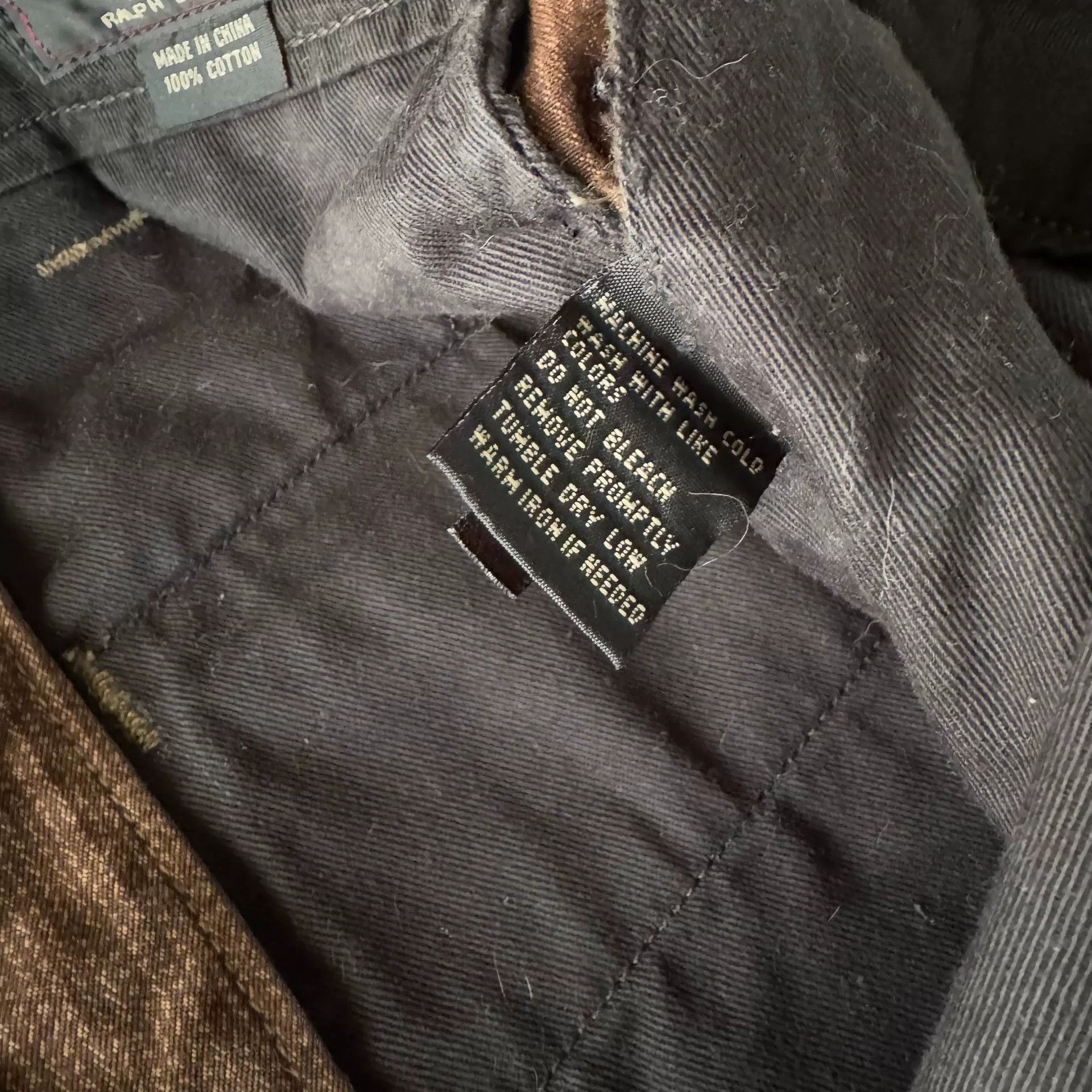 RRL Ralph Lauren RRL Brown Striped Casual Pants Size US 30 / EU 46 - 7 Thumbnail
