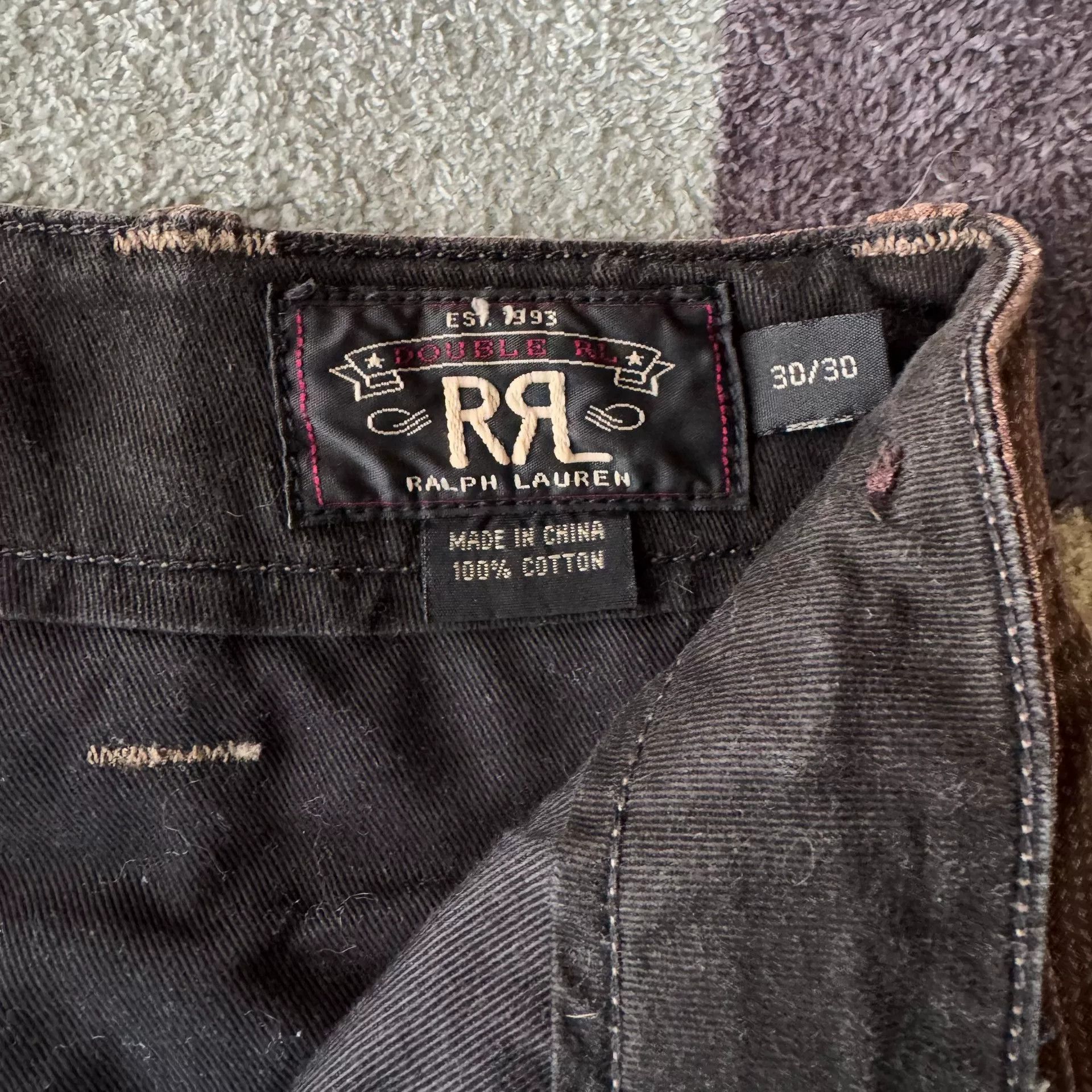 RRL Ralph Lauren RRL Brown Striped Casual Pants Size US 30 / EU 46 - 6 Thumbnail