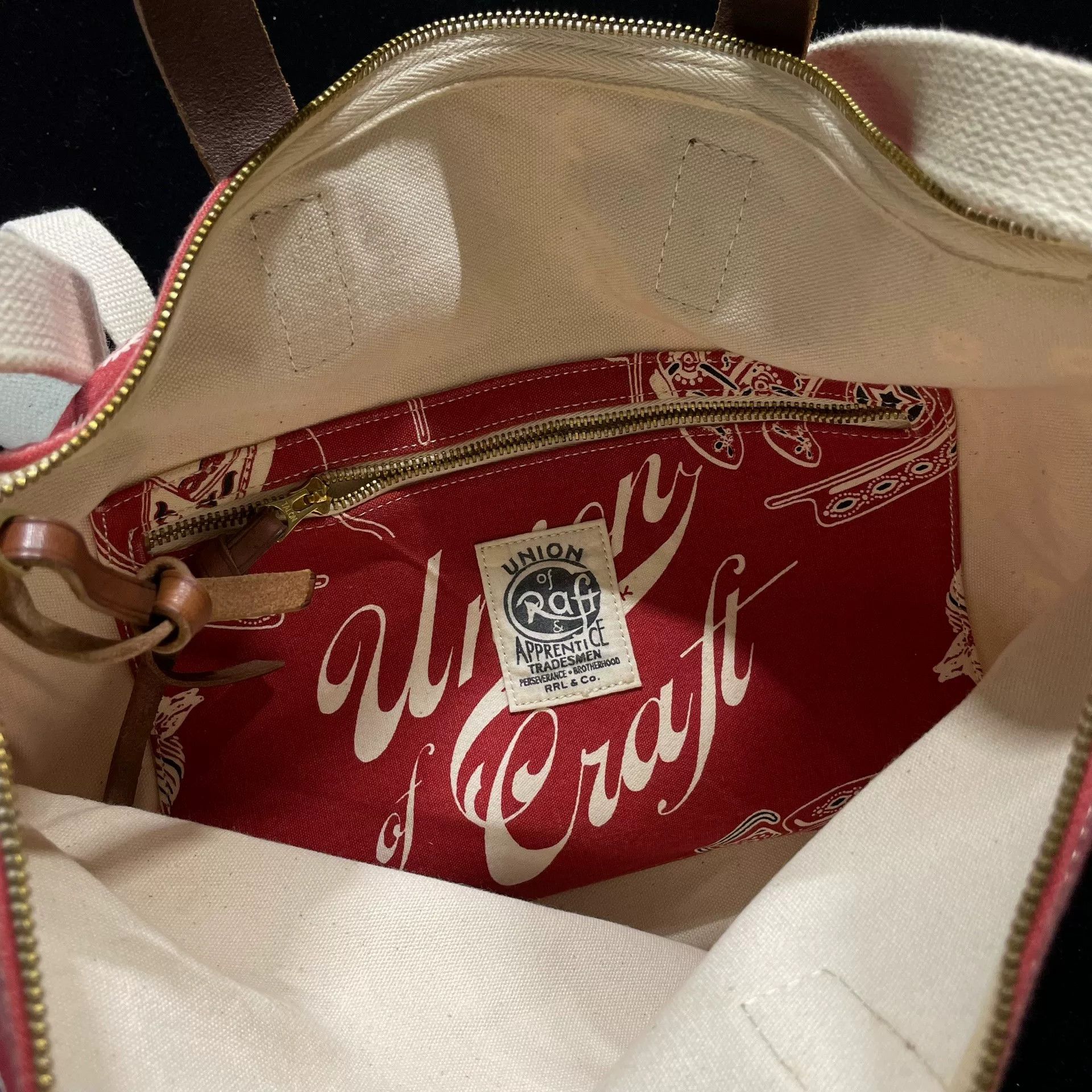 RRL Ralph Lauren RRL Ralph Lauren Vintage Tote Bag Size ONE SIZE - 4 Thumbnail