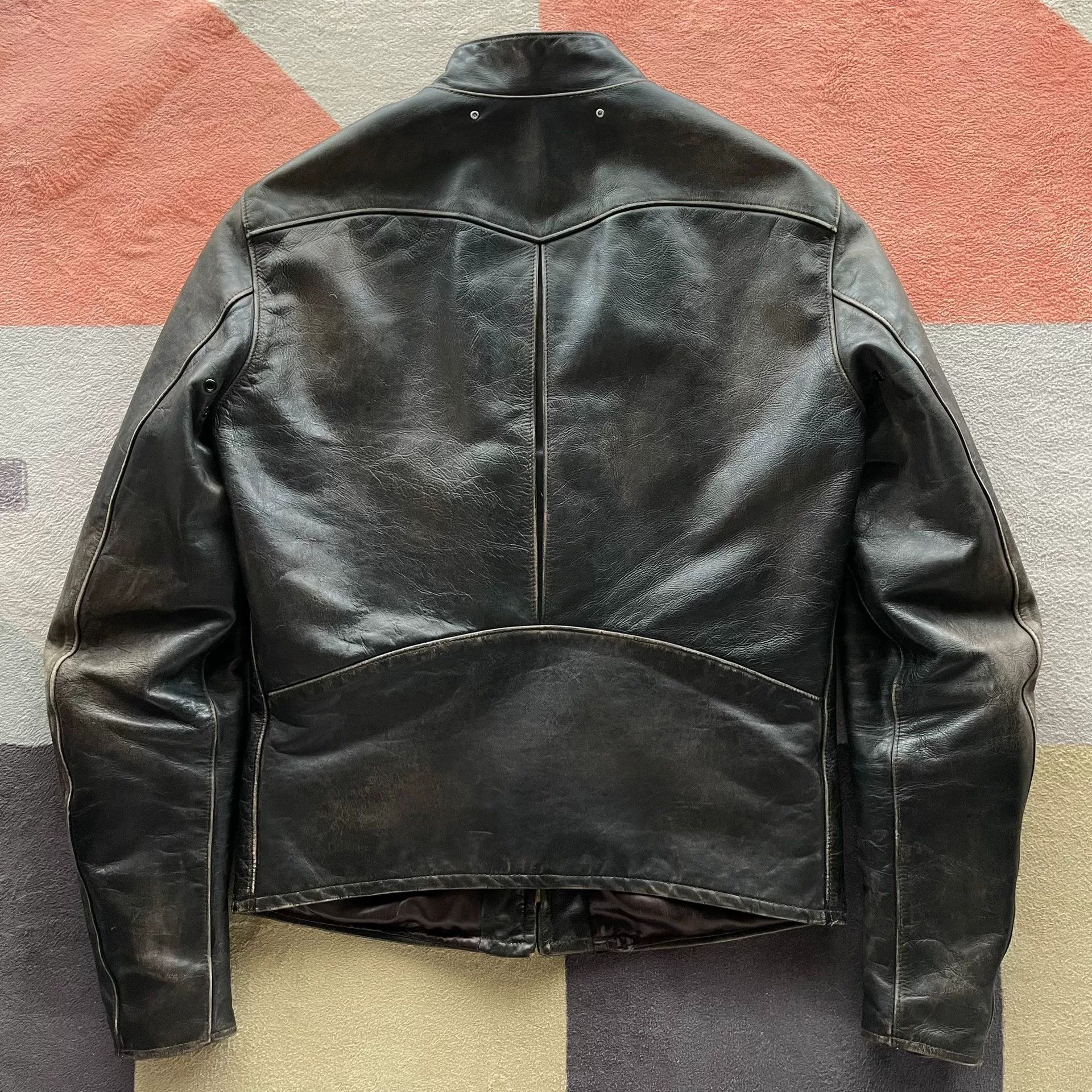 RRL Ralph Lauren RRL J100 Chain Version Leather Jacket Size US XS / EU 42 / 0 - 3 Thumbnail