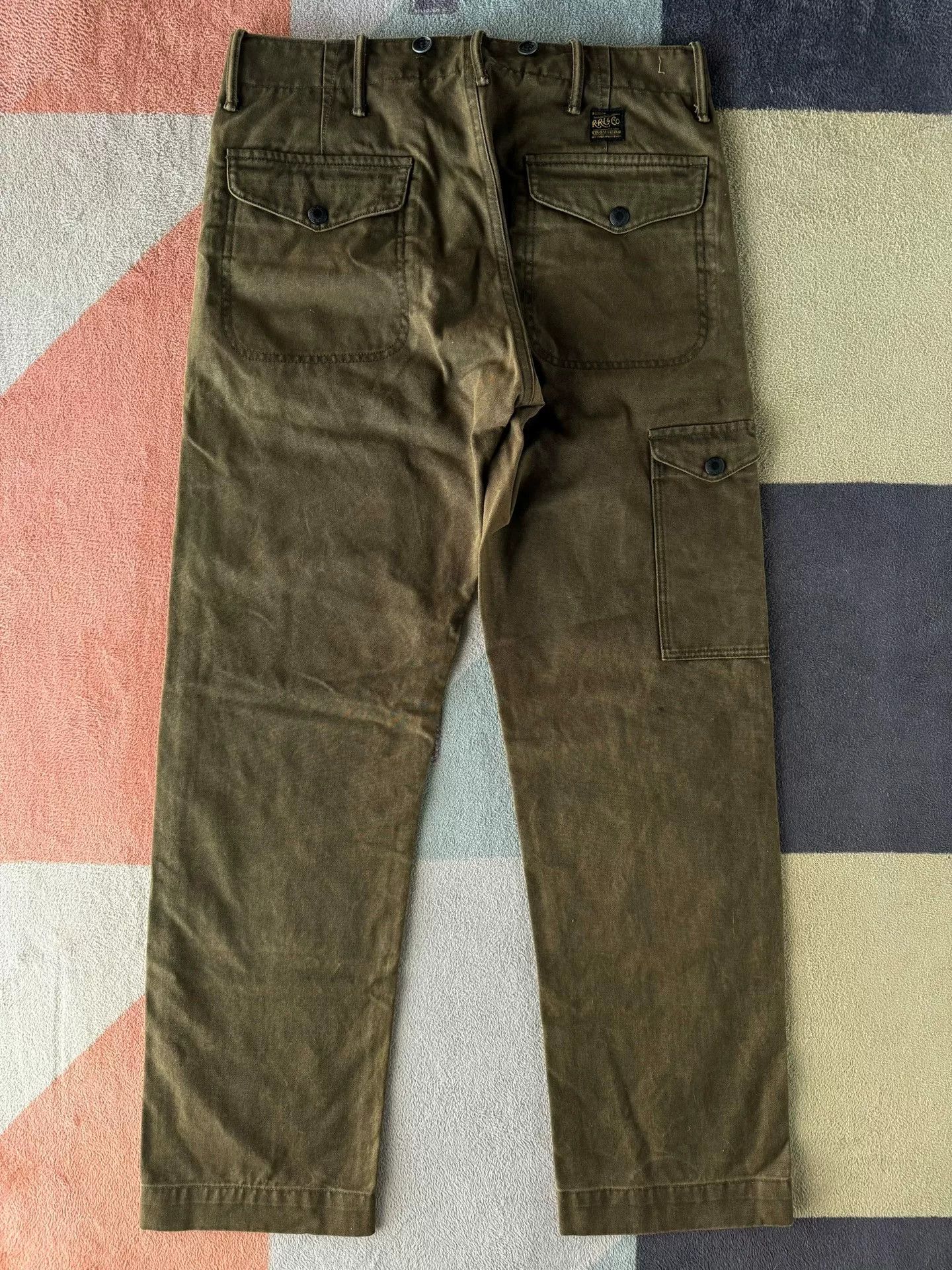 RRL Ralph Lauren RRL Canvas Cargo Pants Size US 29 - 8 Thumbnail