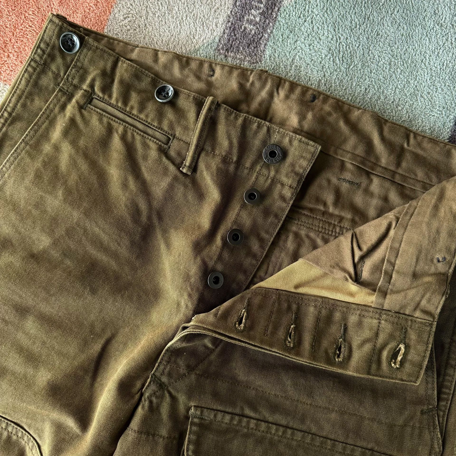 RRL Ralph Lauren RRL Canvas Cargo Pants Size US 29 - 3 Thumbnail