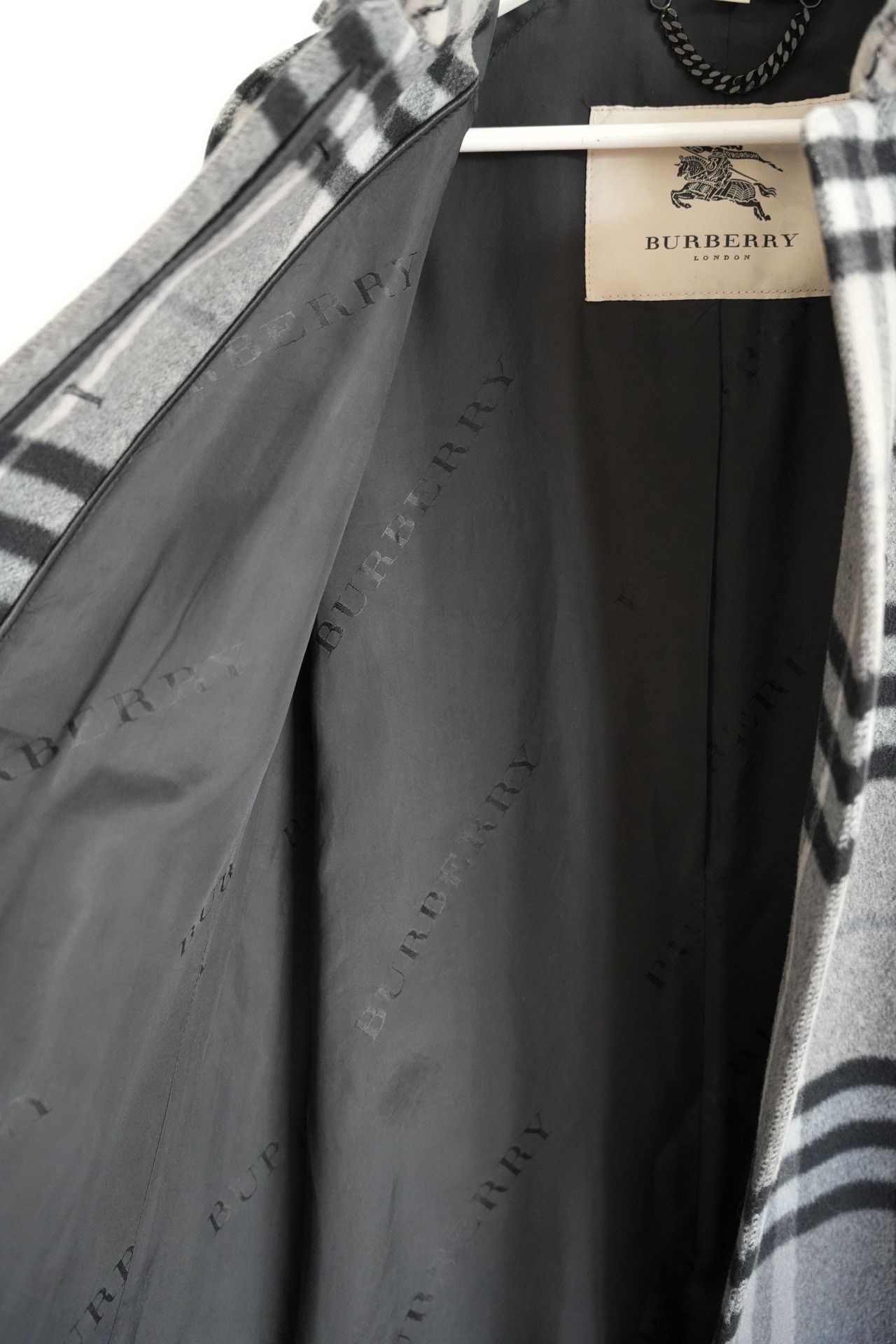 Burberry Burberry Gradient Plaid Wool Trench Size US XXS / EU 40 - 6 Thumbnail
