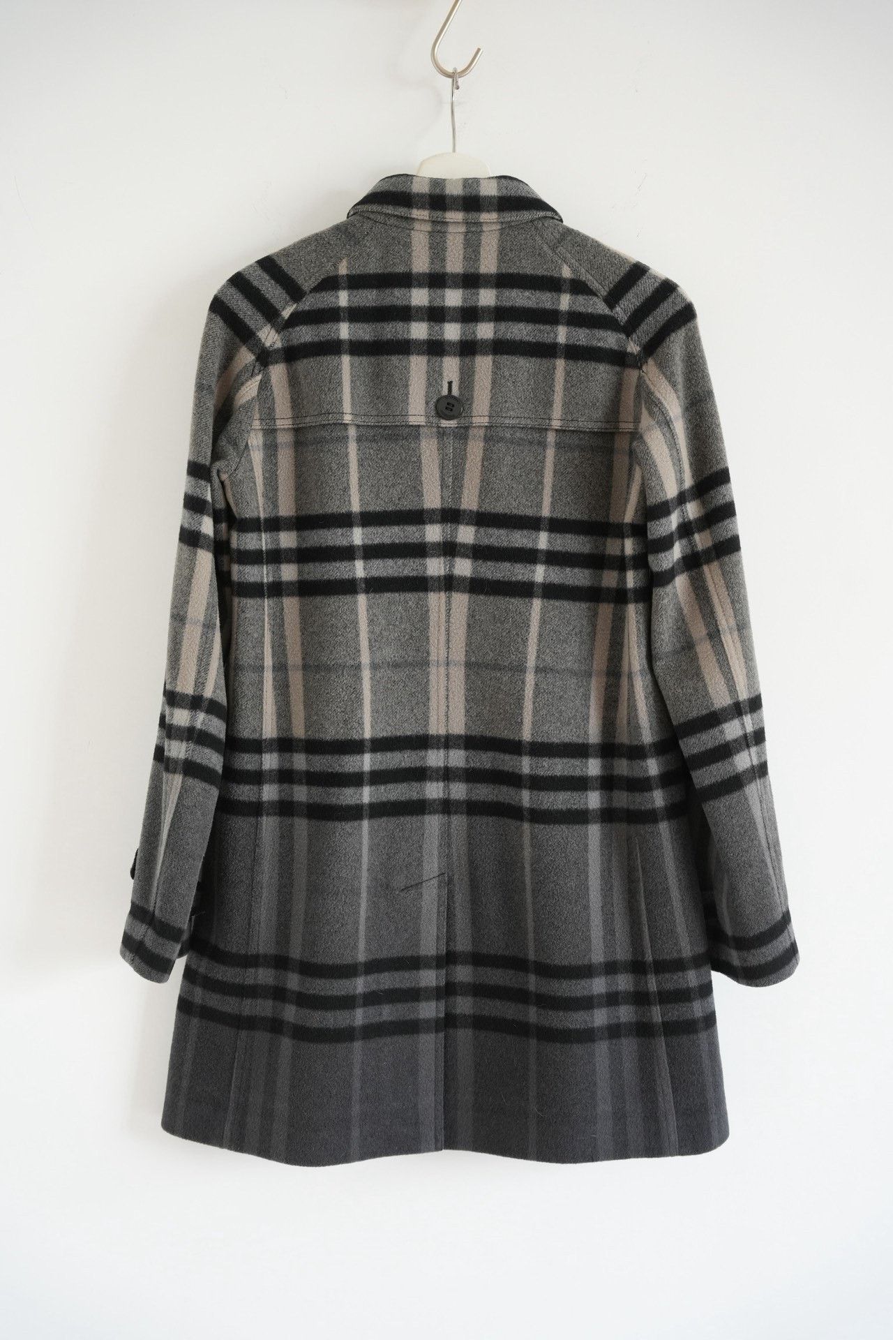 Burberry Burberry Gradient Plaid Wool Trench Size US XXS / EU 40 - 2 Thumbnail