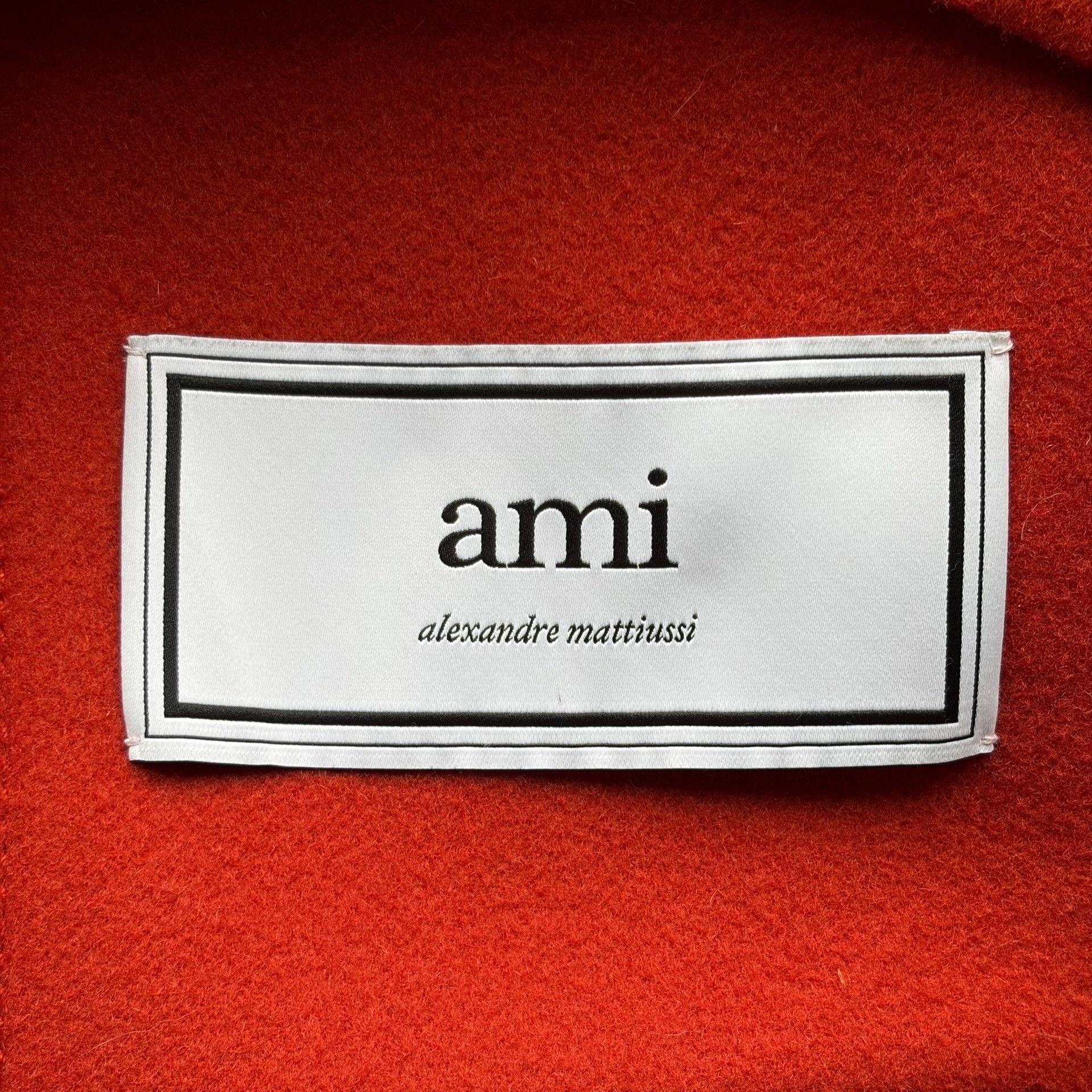 AMI Ami Orange Double Pocket Wool Jacket Size US M / EU 48-50 / 2 - 6 Thumbnail