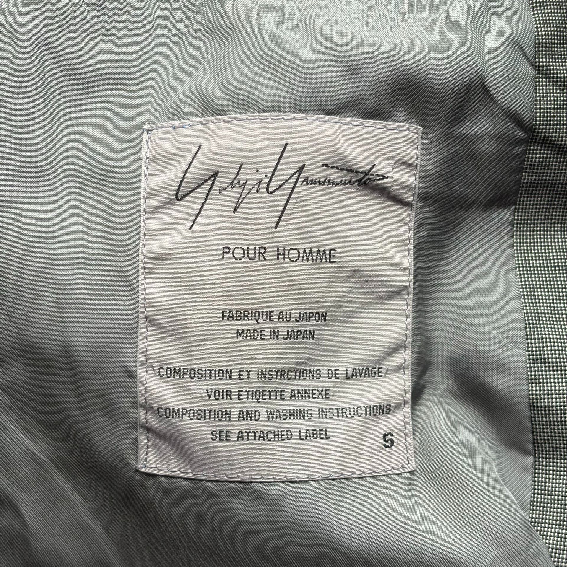 Yohji Yamamoto Yohji Yamamoto 92ss Gray Houndstooth Suit Size US S / EU 44-46 / 1 - 6 Thumbnail