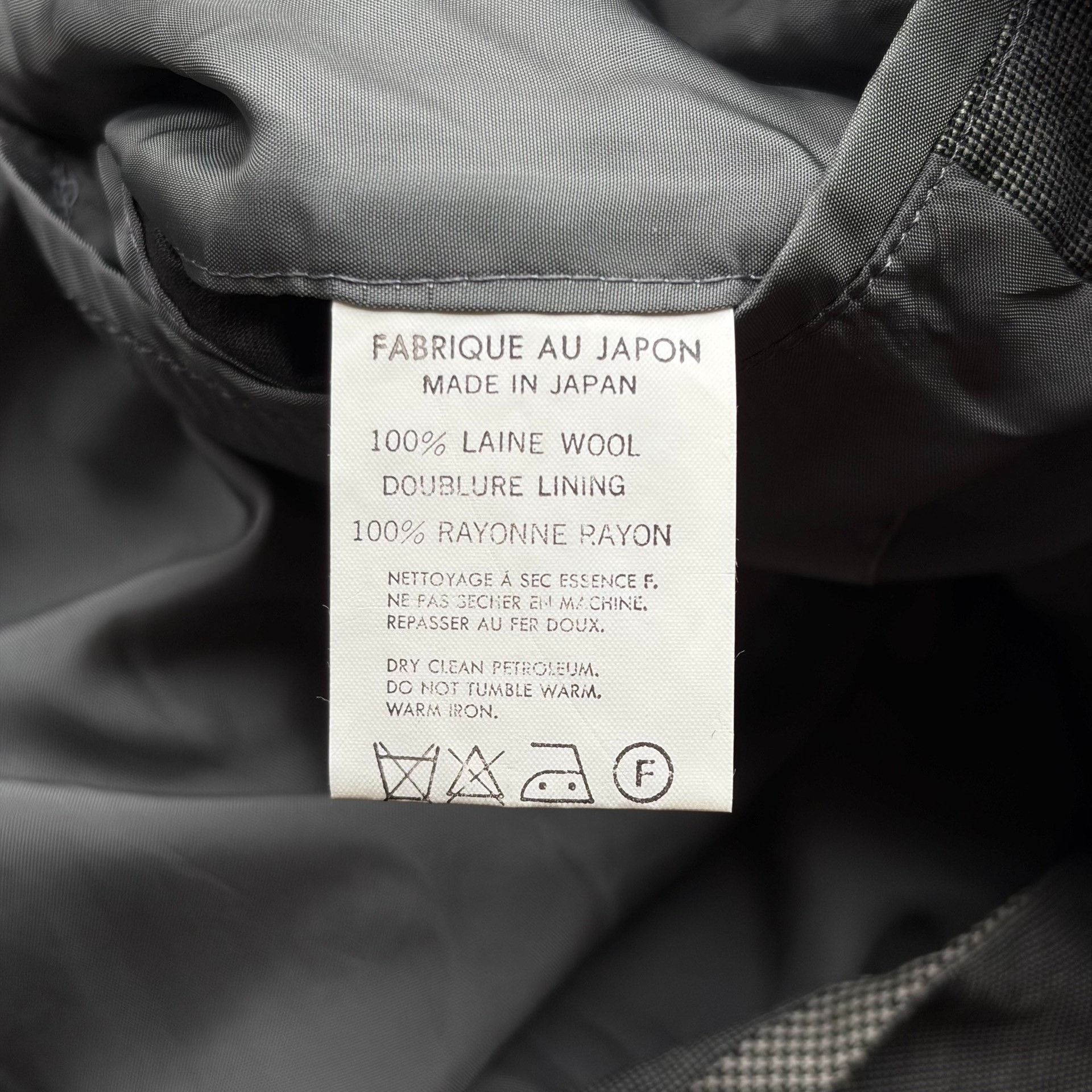 Yohji Yamamoto Yohji Yamamoto 92ss Gray Houndstooth Suit Size US S / EU 44-46 / 1 - 7 Thumbnail
