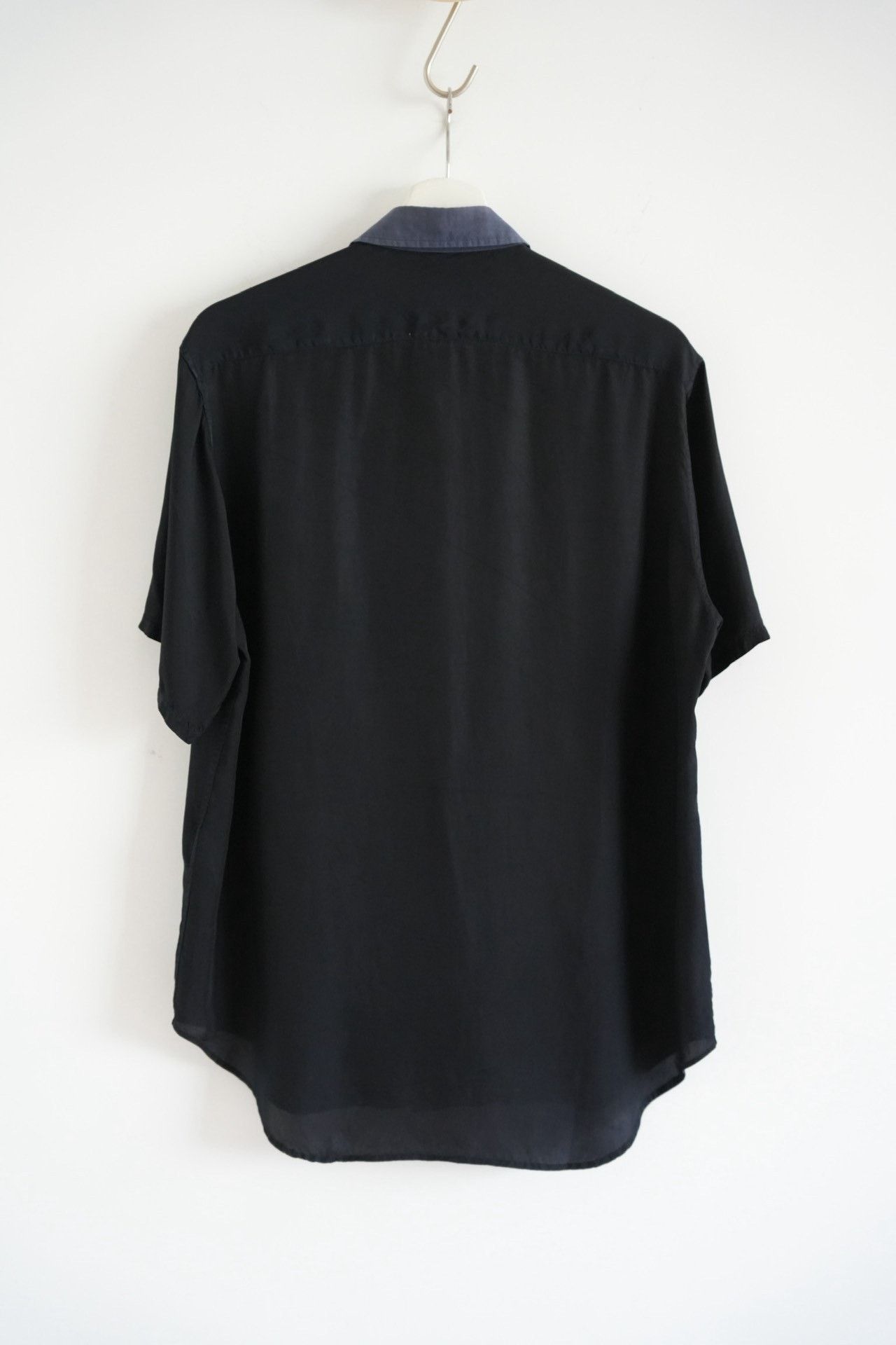 Yohji Yamamoto Yohji Yamamoto 11SS Cupro Panel Shirt Size US L / EU 52-54 / 3 - 2 Thumbnail
