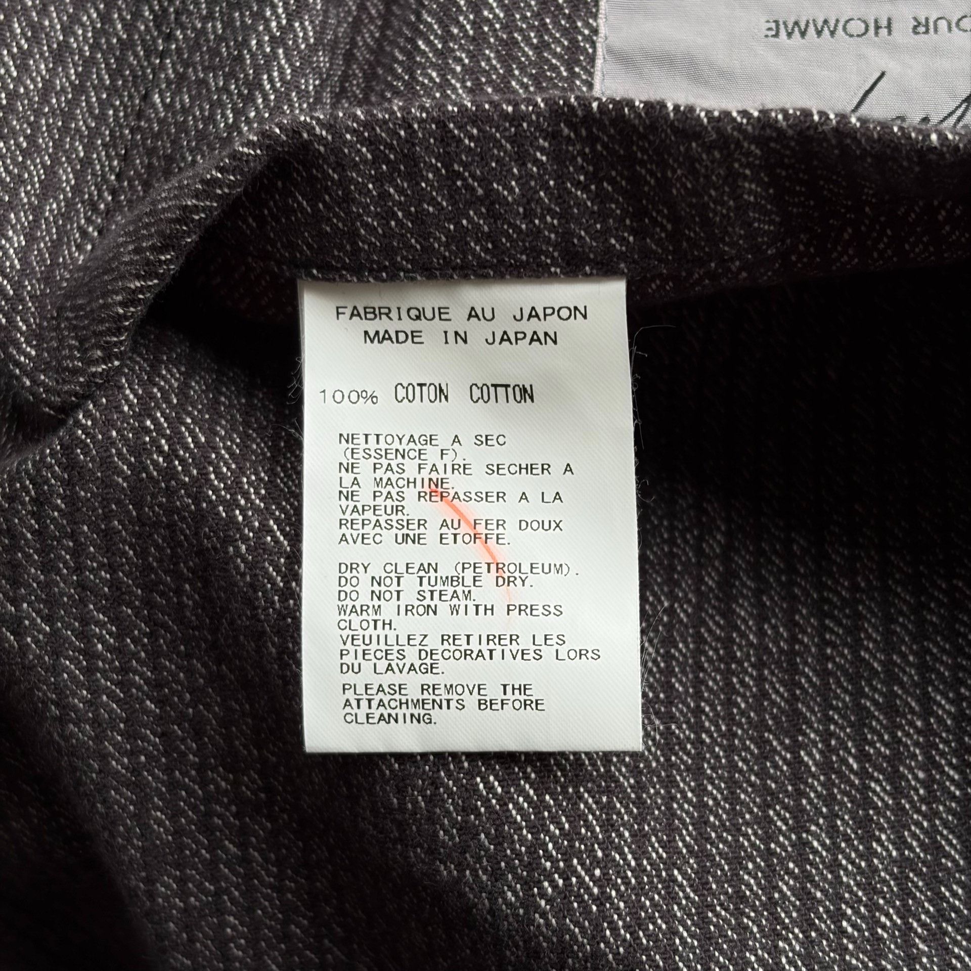 Yohji Yamamoto Yohji Yamamoto 10SS Gray Stripe Badge Suit Size US L / EU 52-54 / 3 - 8 Thumbnail