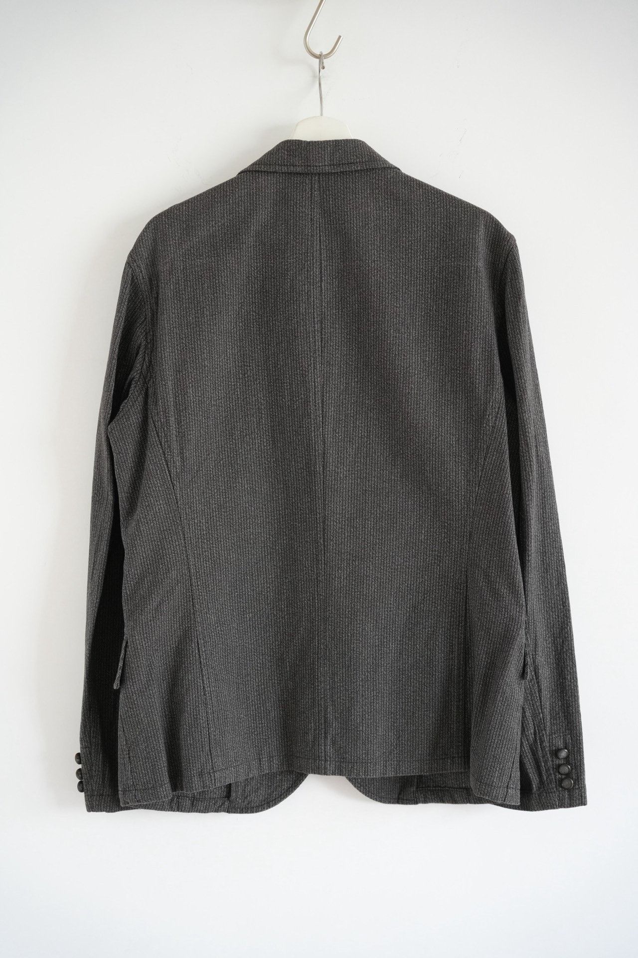 Yohji Yamamoto Yohji Yamamoto 10SS Gray Stripe Badge Suit Size US L / EU 52-54 / 3 - 2 Thumbnail