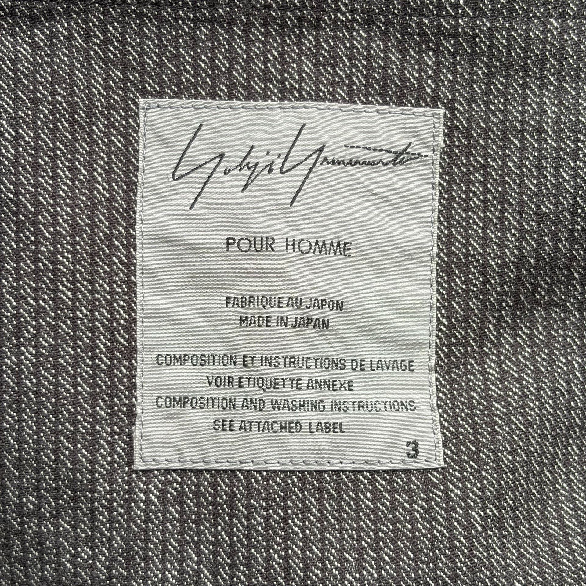 Yohji Yamamoto Yohji Yamamoto 10SS Gray Stripe Badge Suit Size US L / EU 52-54 / 3 - 7 Thumbnail