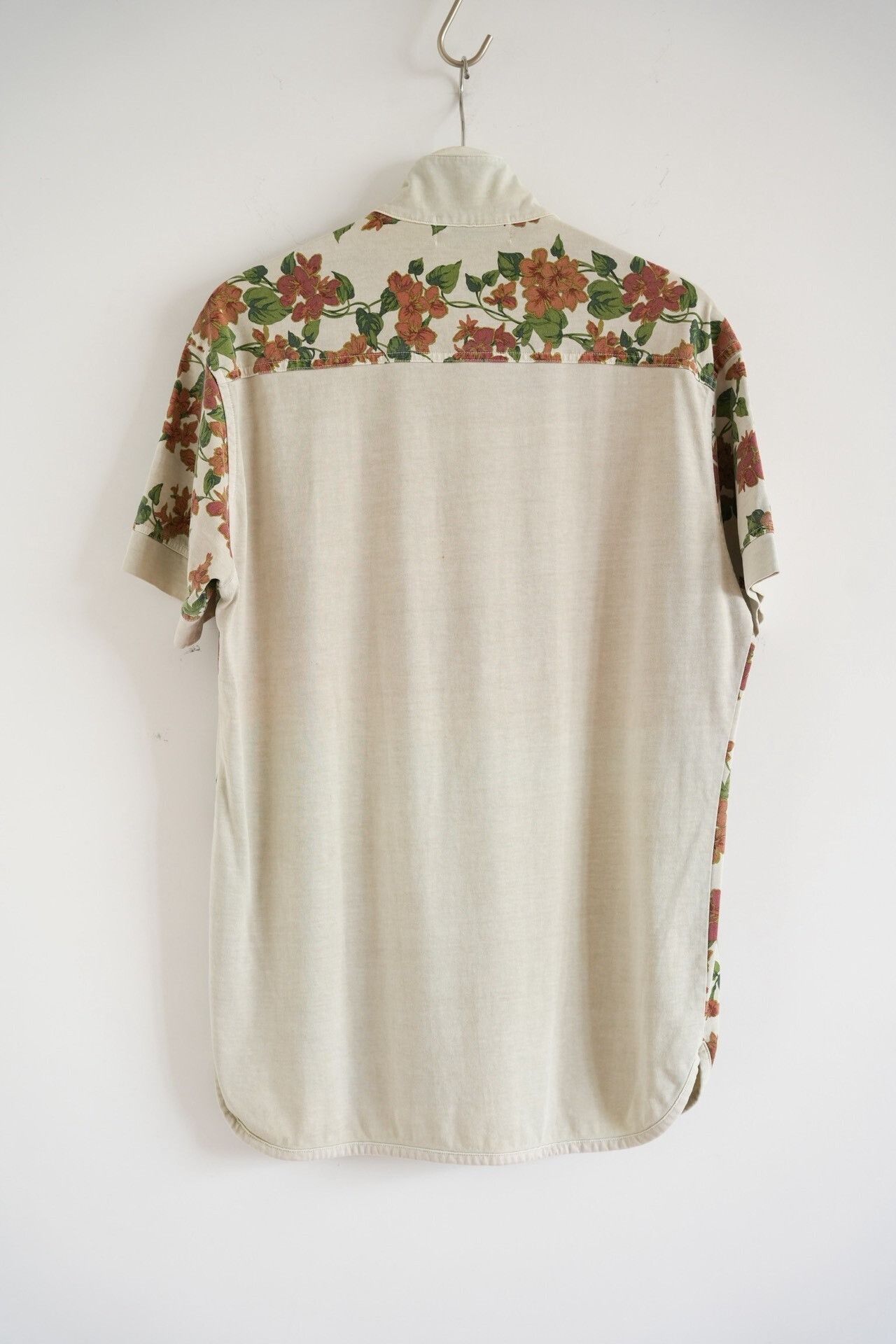 Y's for Men Yohji Yamamoto 00s Floral Polo Short Sleeve Size US L / EU 52-54 / 3 - 2 Thumbnail
