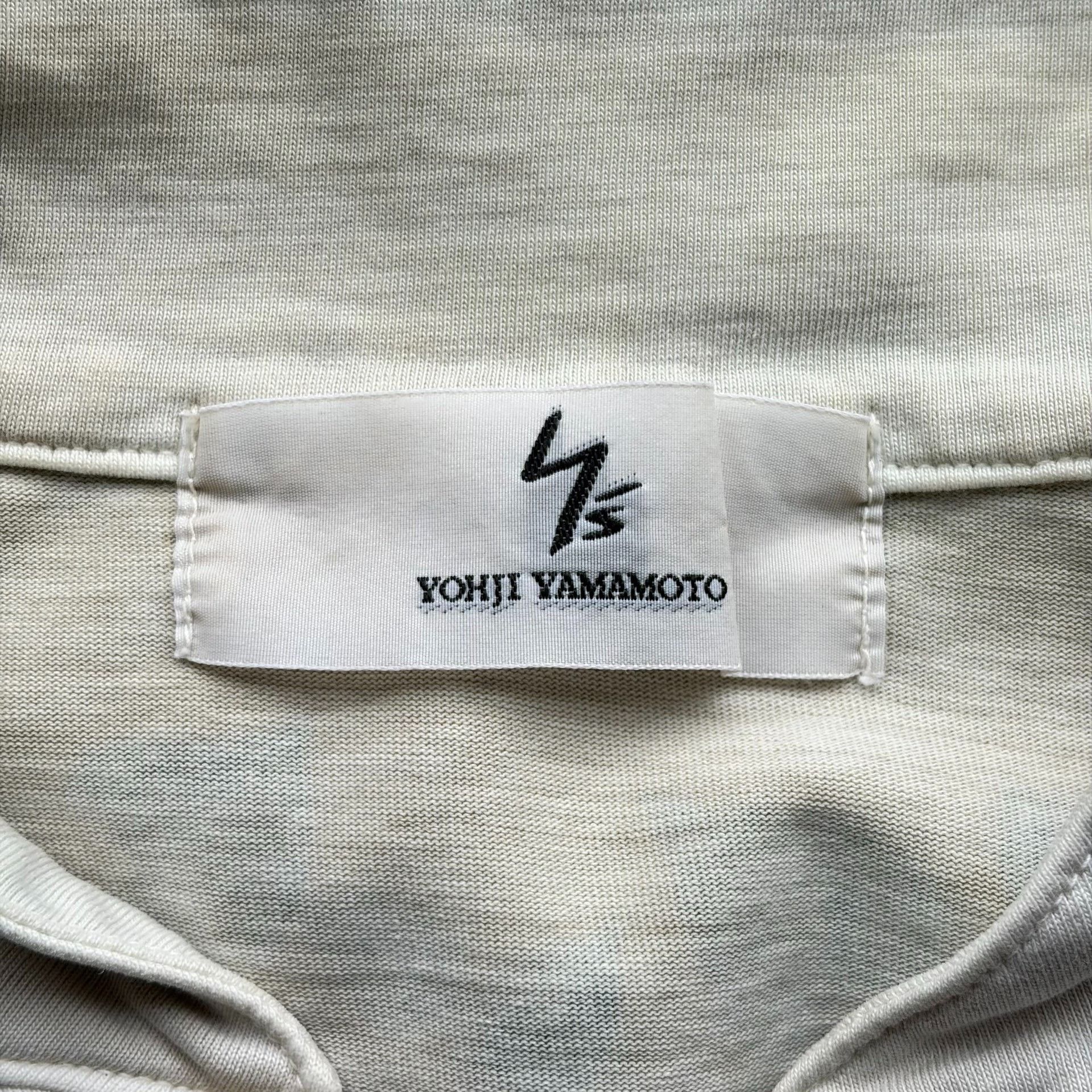 Y's for Men Yohji Yamamoto 00s Floral Polo Short Sleeve Size US L / EU 52-54 / 3 - 5 Thumbnail