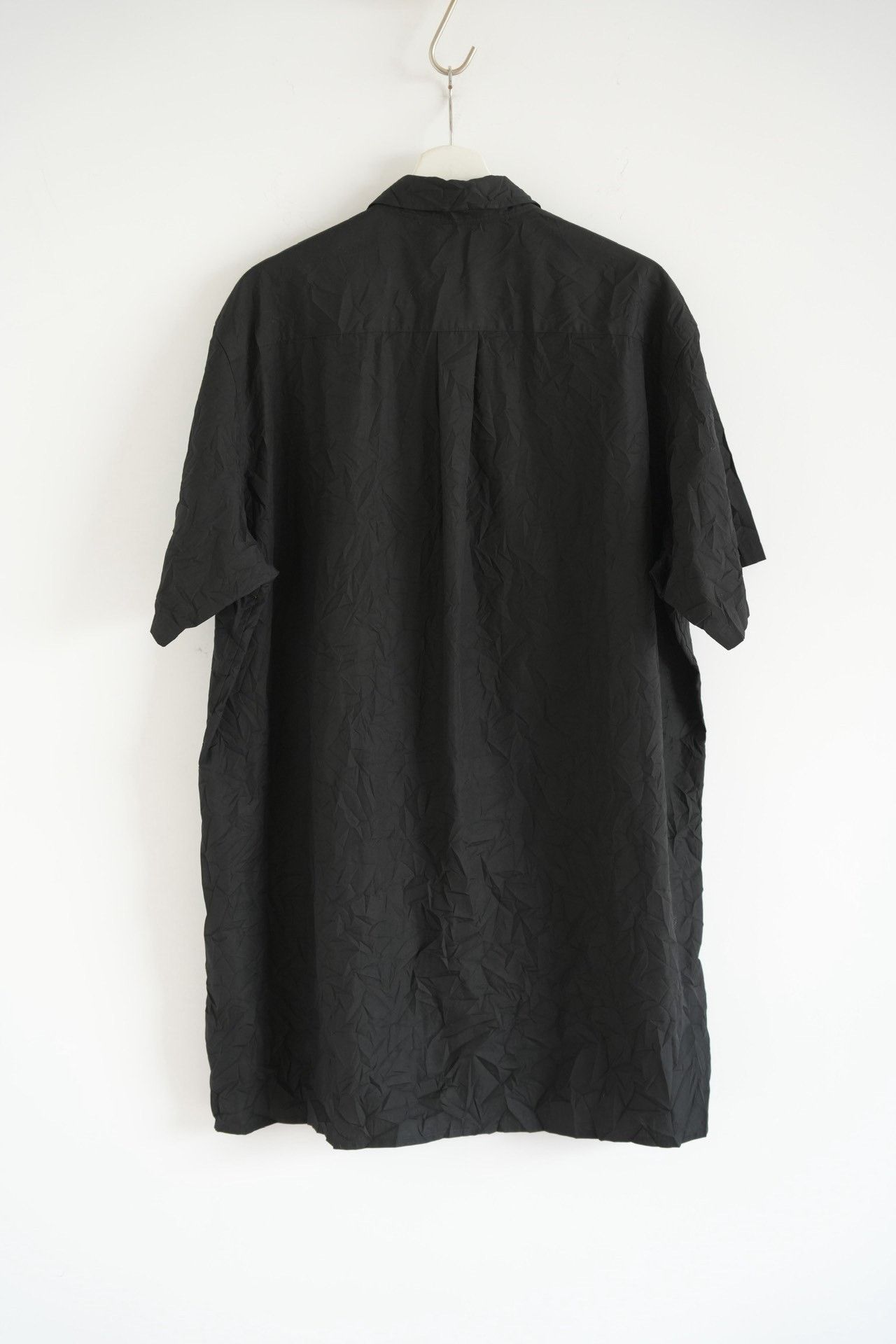 Yohji Yamamoto Yohji Yamamoto 22SS Pleated Loose Short-Sleeve Shirt Size US XL / EU 56 / 4 - 2 Thumbnail