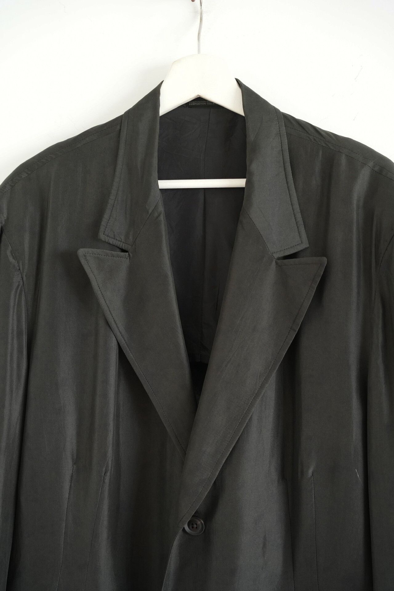 Yohji Yamamoto Yohji Yamamoto 18SS Silk Blazer Size US L / EU 52-54 / 3 - 4 Thumbnail