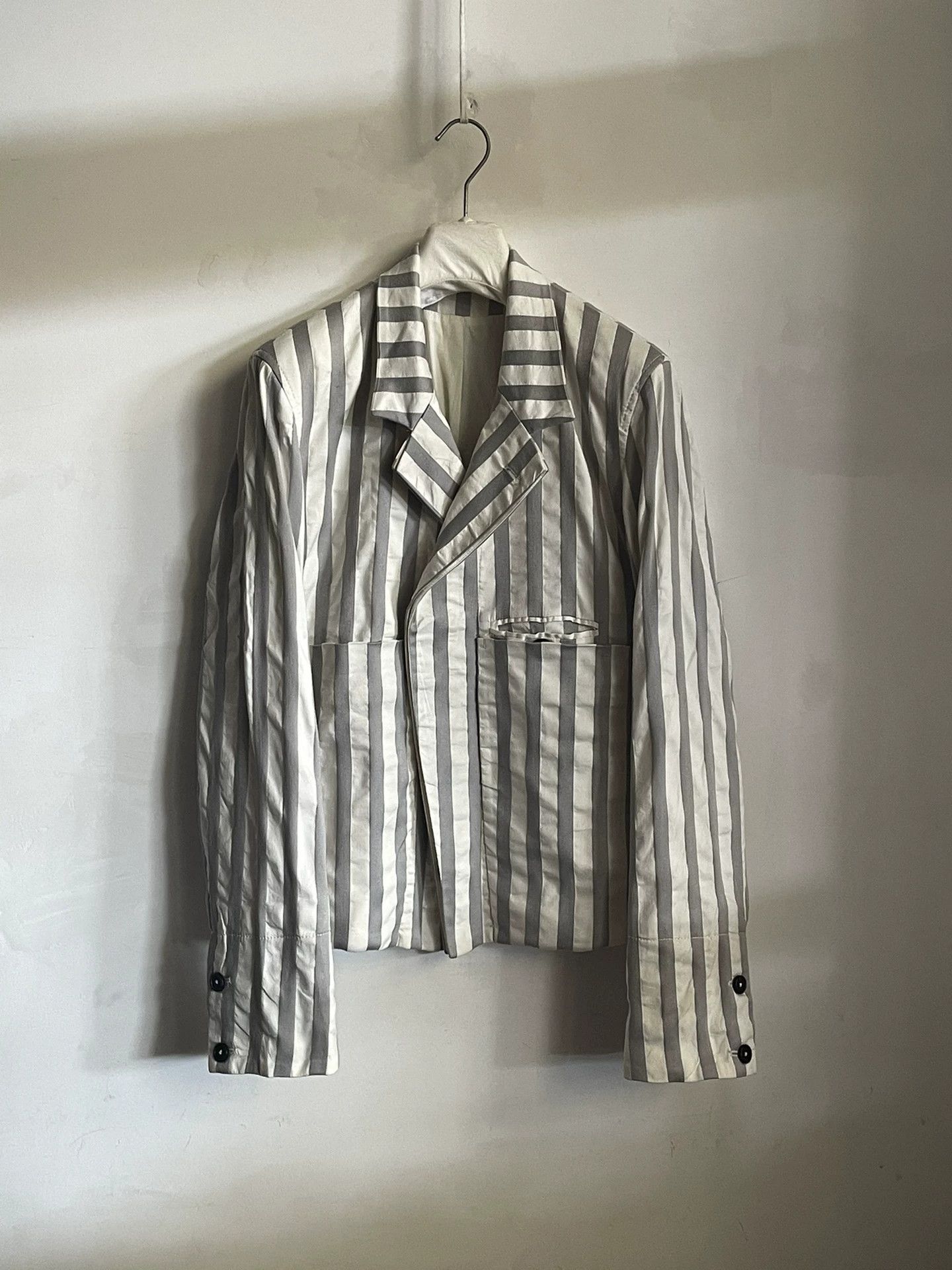 Ann Demeulemeester Ann Demeulemeester Striped Blazer Size XS / US 0-2 / IT 36-38 - 2 Thumbnail