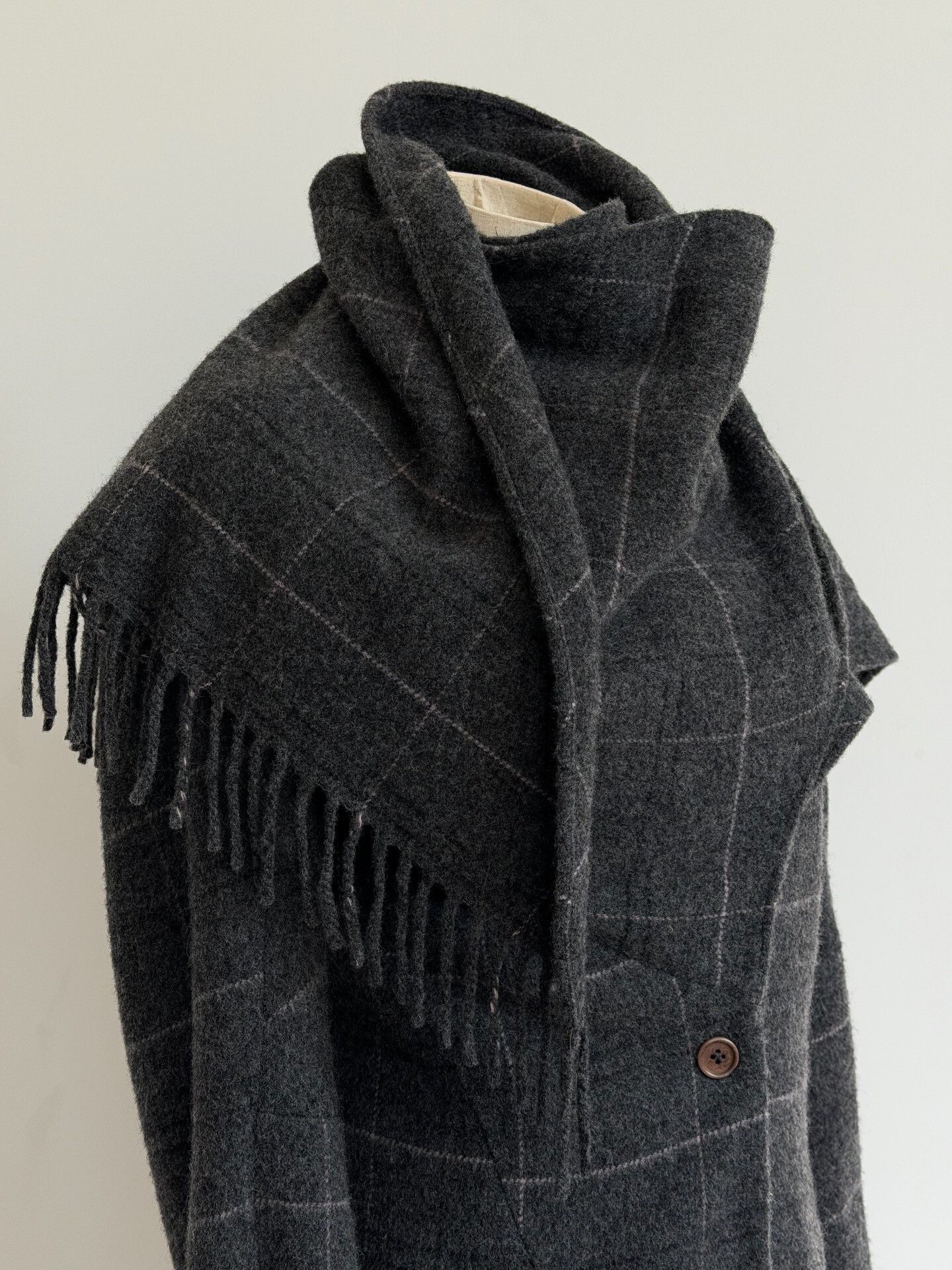 Alexander McQueen Alexander McQueen 1999 AW Overlook Wool Coat Size US XXS / EU 40 - 2 Thumbnail