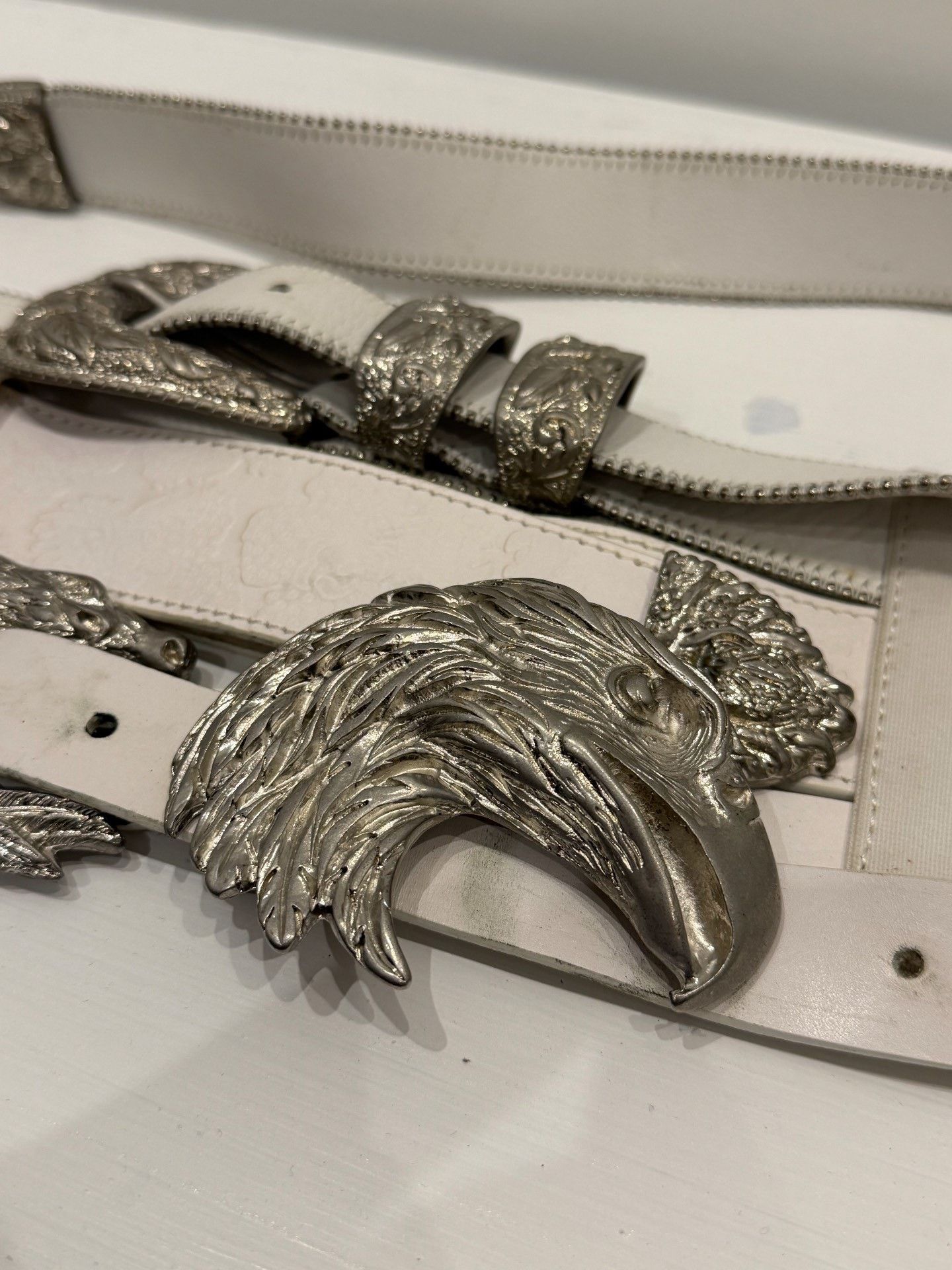 Maison Margiela Maison Margiela Eagle Carved Belt Size ONE SIZE - 6 Thumbnail