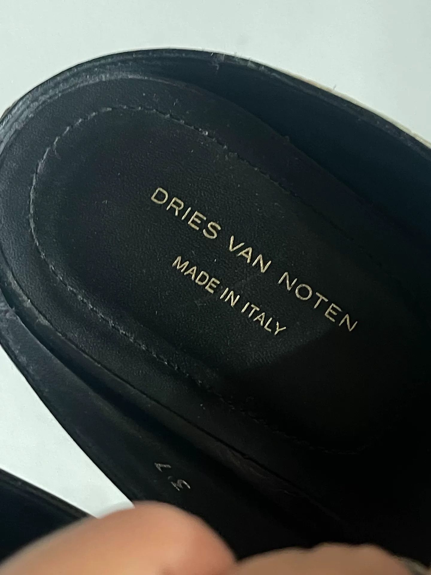 Dries Van Noten Dries Van Noten Beige Croc Patent Mules Size US 6 / IT 36 - 6 Thumbnail
