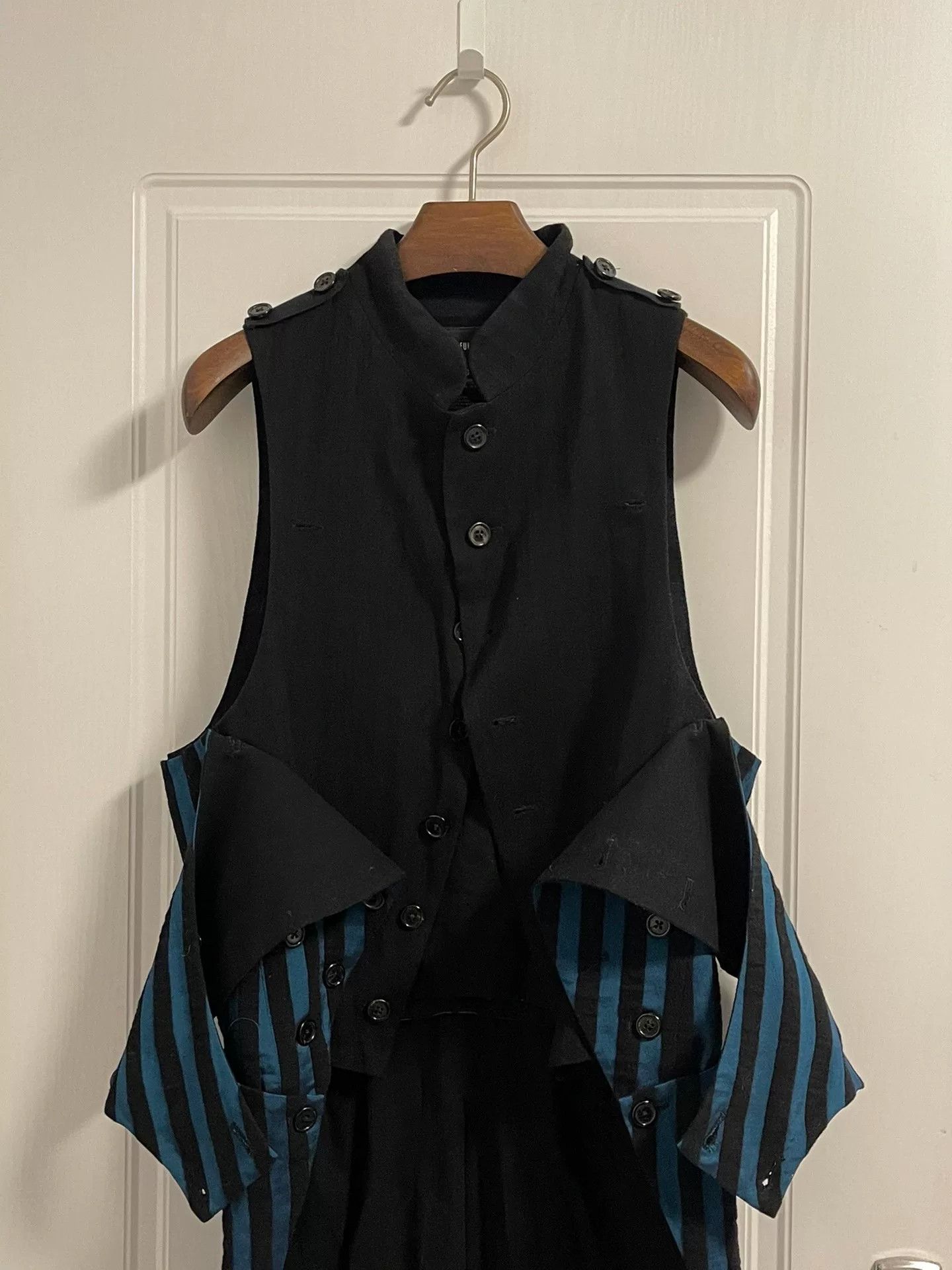 Ann Demeulemeester Ann Demeulemeester 18AW Navy Tailcoat Vest Size US S / EU 44-46 / 1 - 3 Thumbnail