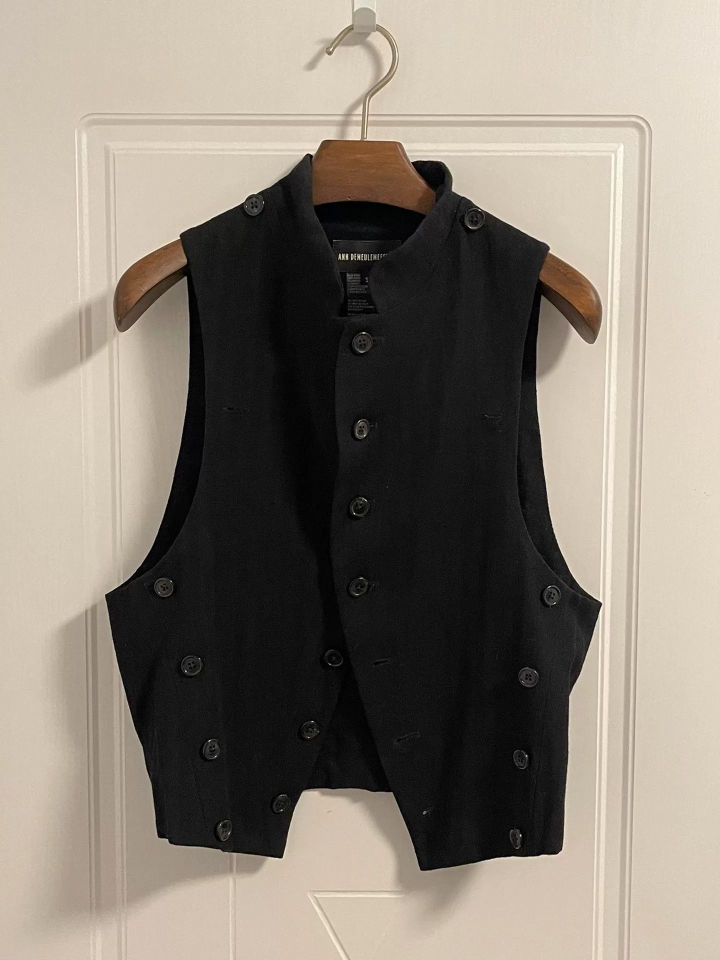 Ann Demeulemeester Ann Demeulemeester 18AW Navy Tailcoat Vest Size US S / EU 44-46 / 1 - 4 Thumbnail