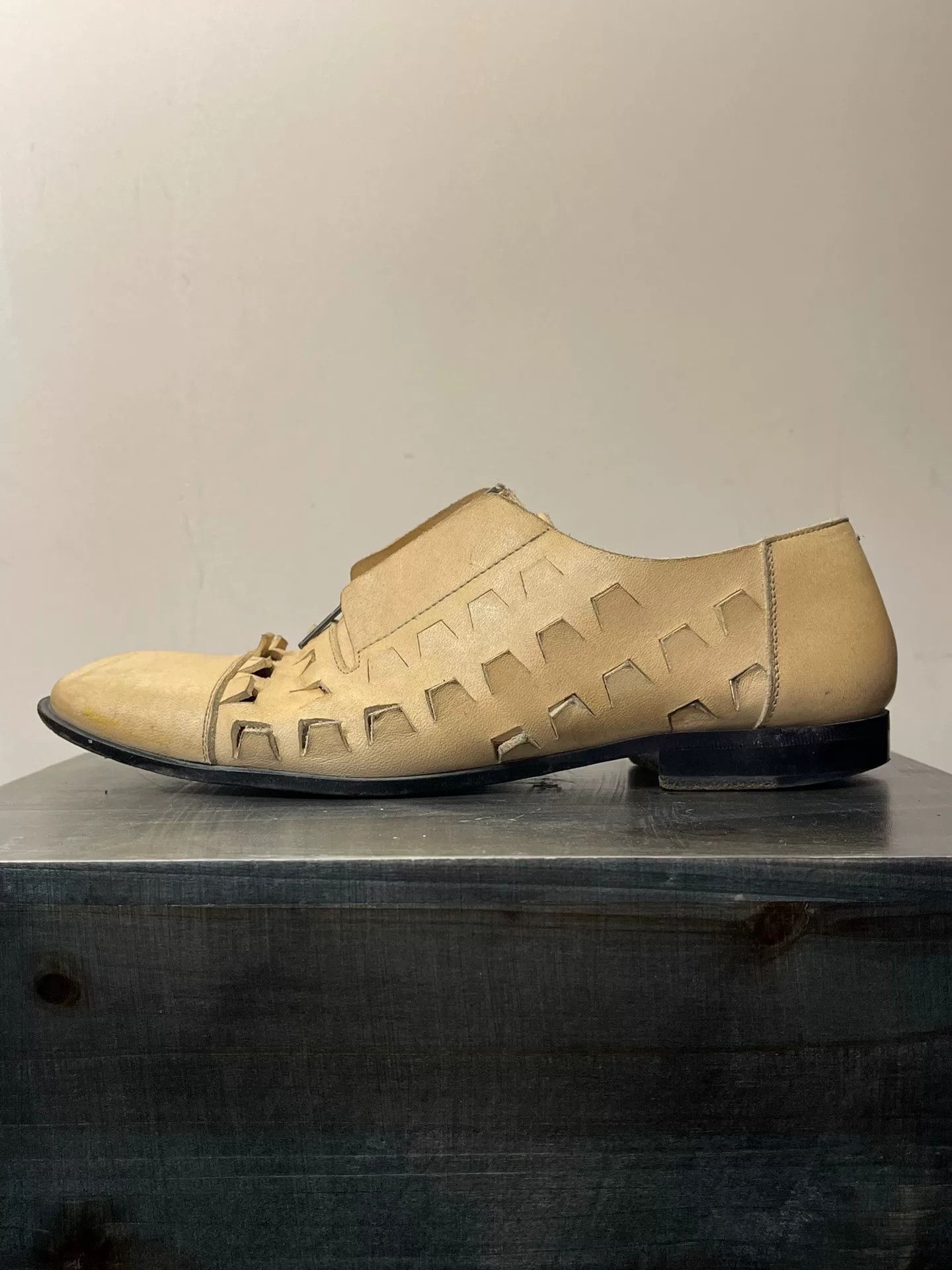 Maison Margiela Maison Martin Margiela Cut-Out Zipper Leather Shoes Size US 6 / EU 39 - 5 Thumbnail