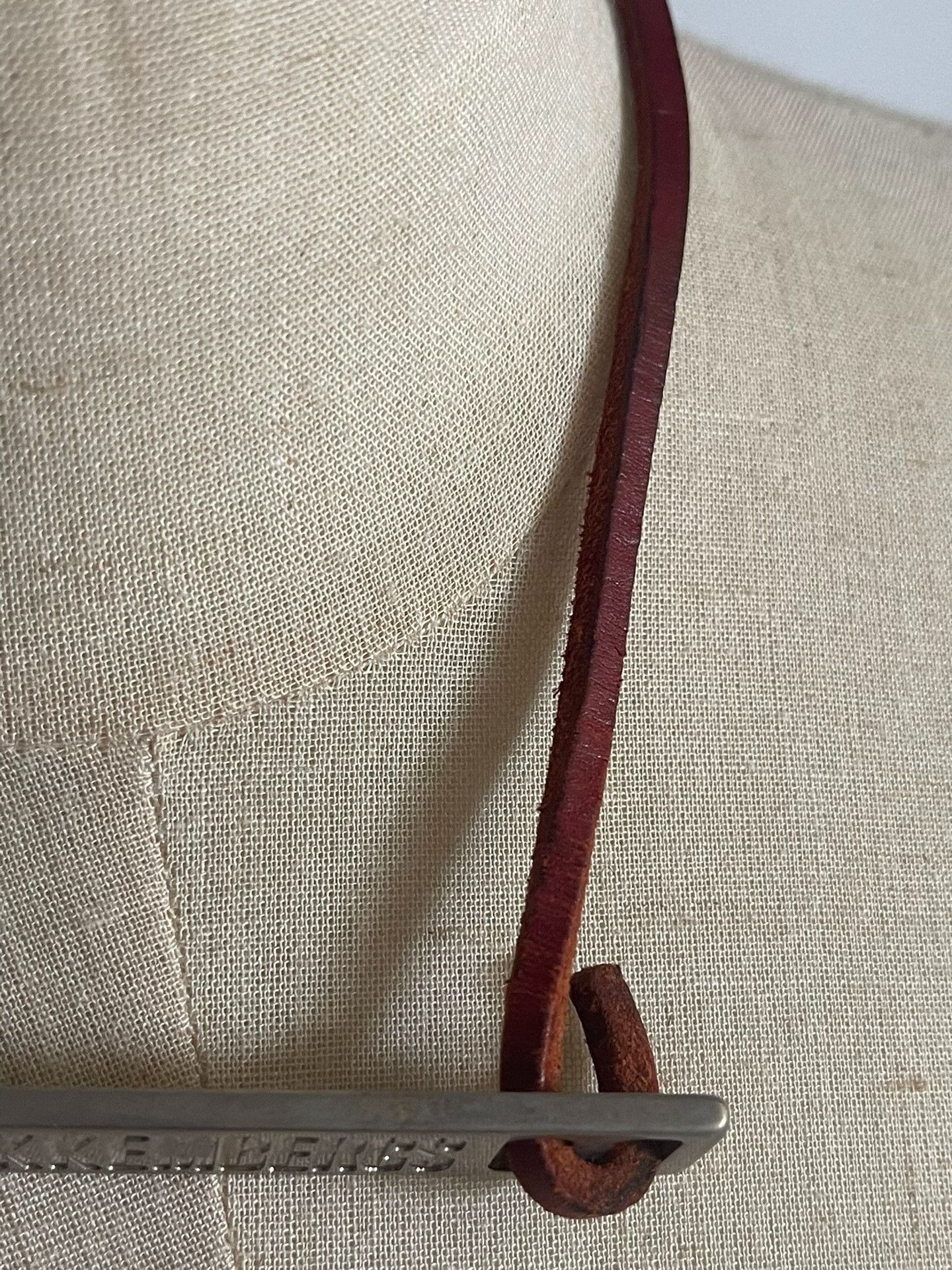 Dirk Bikkembergs Dirk Bikkembergs Early Leather Metal Necklace Size ONE SIZE - 3 Thumbnail