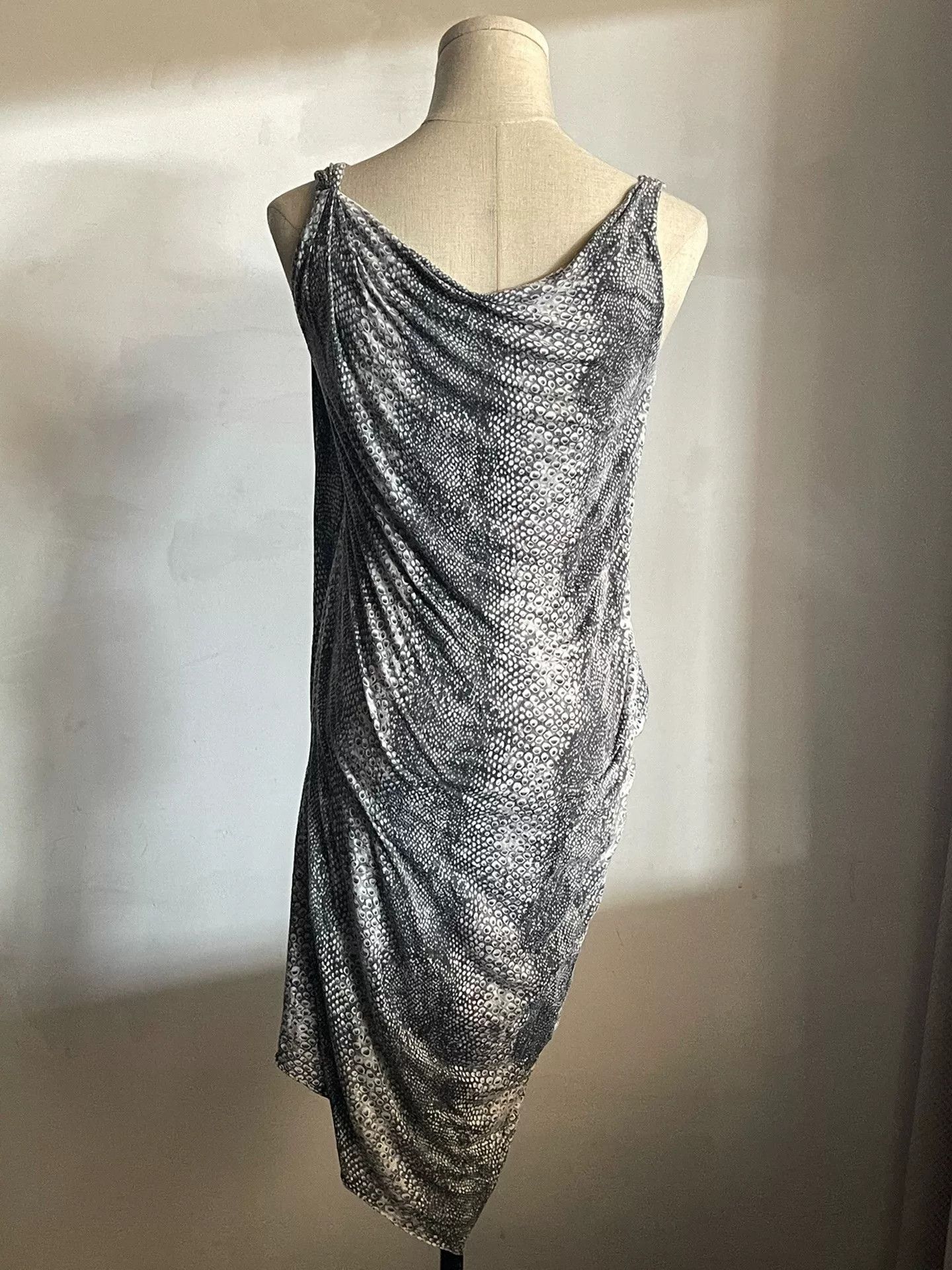 Helmut Lang Helmut Lang Snake Pattern Dress Size S / US 4 / IT 40 - 3 Thumbnail